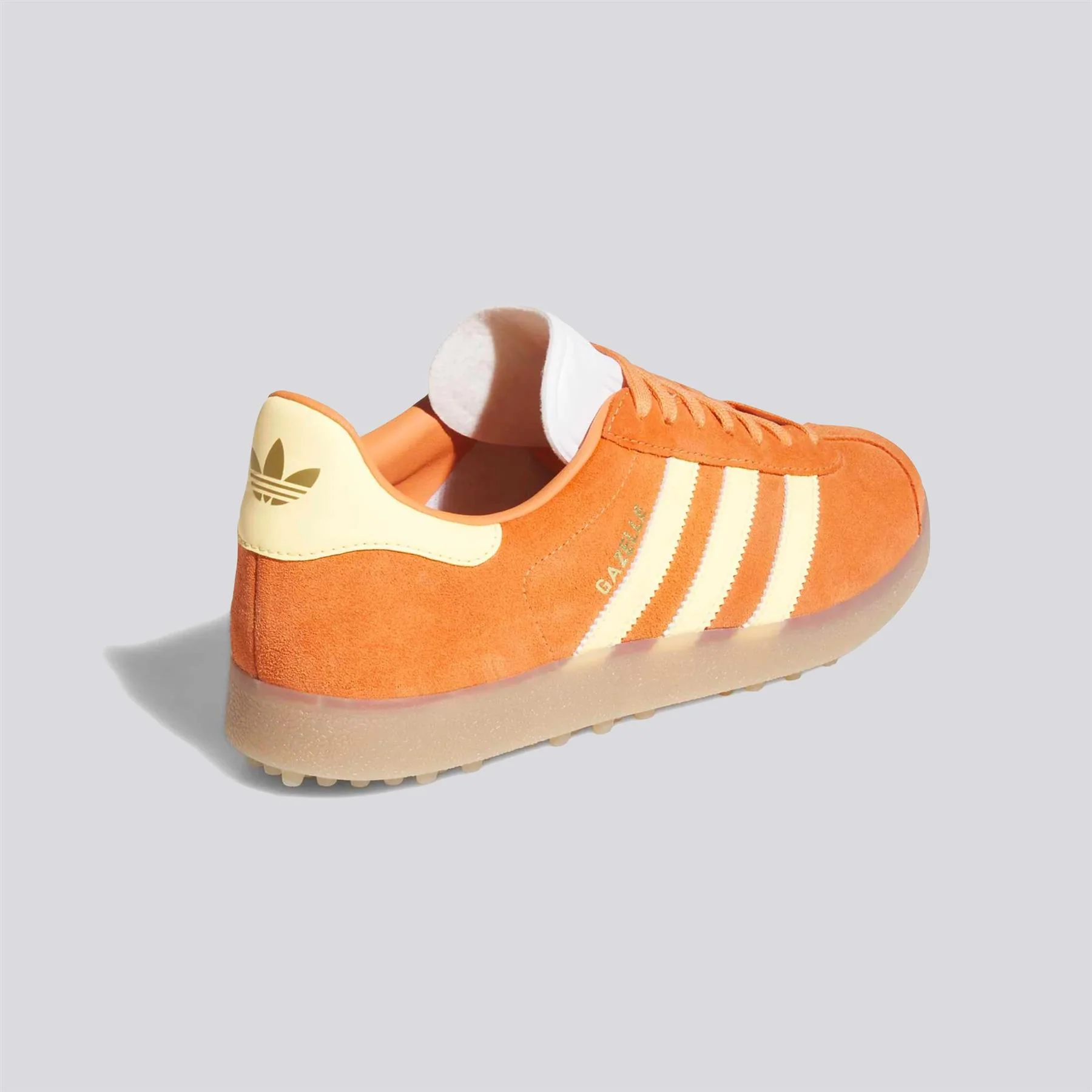 Gazelle Spikeless Golf Shoes Dusky Orange/Ice Tangerine/Footwear White - Image 3