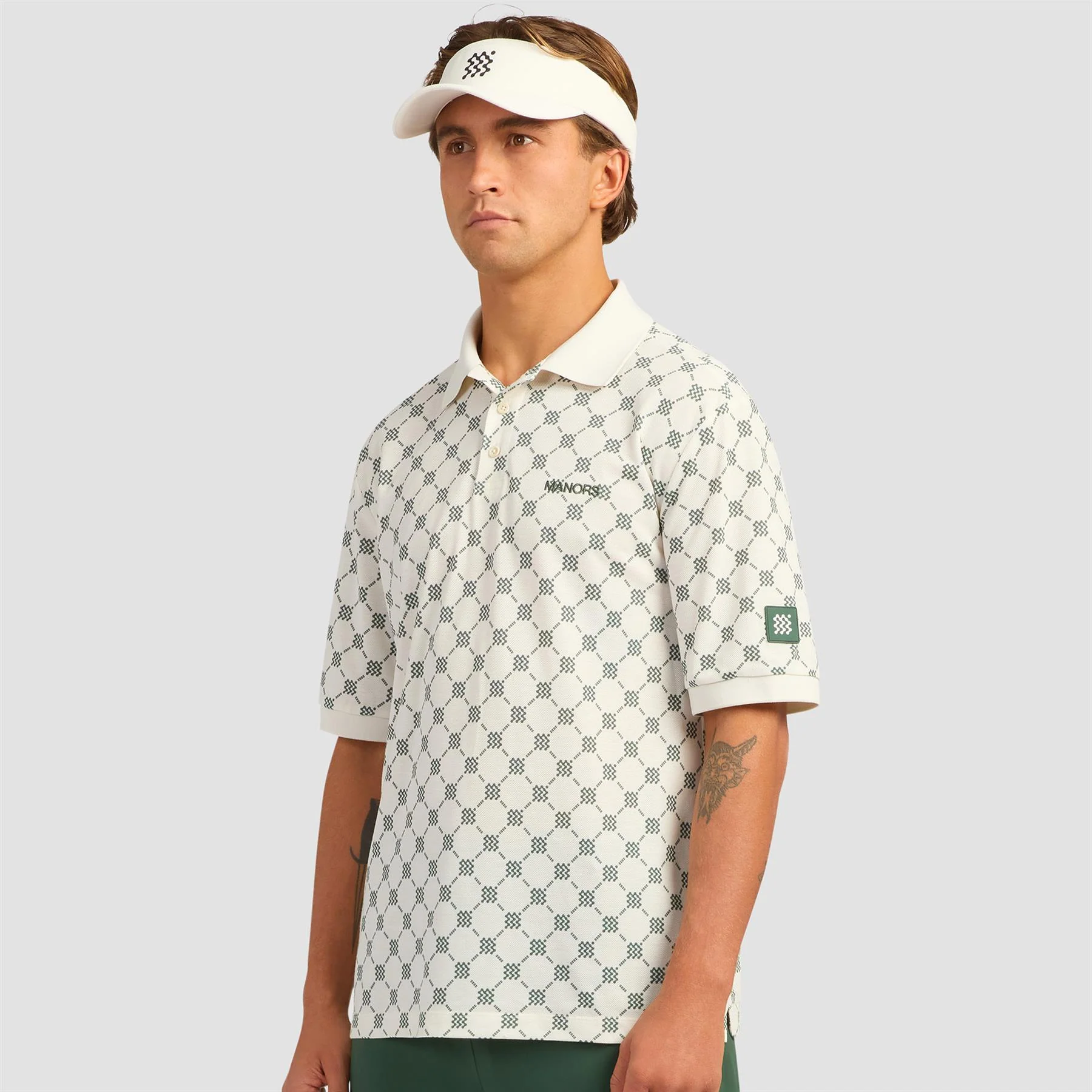 GOAT Pique Polo Monogram Pebble - Image 3