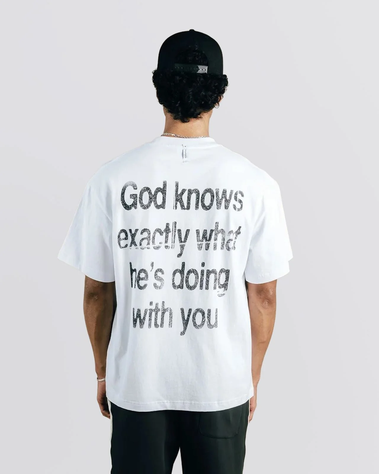 God Knows T-Shirt White - Image 4