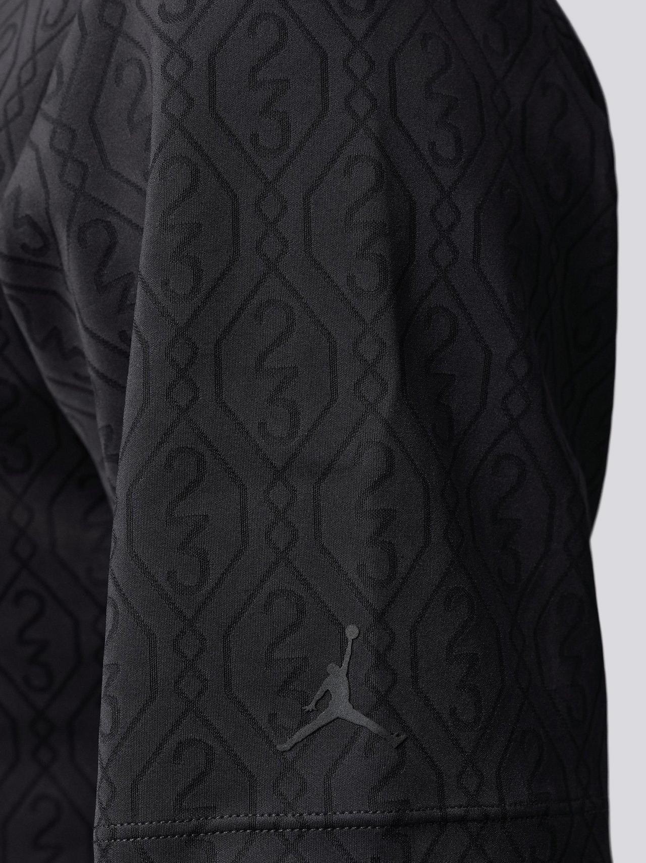 Golf Jacquard Polo Black - Image 3