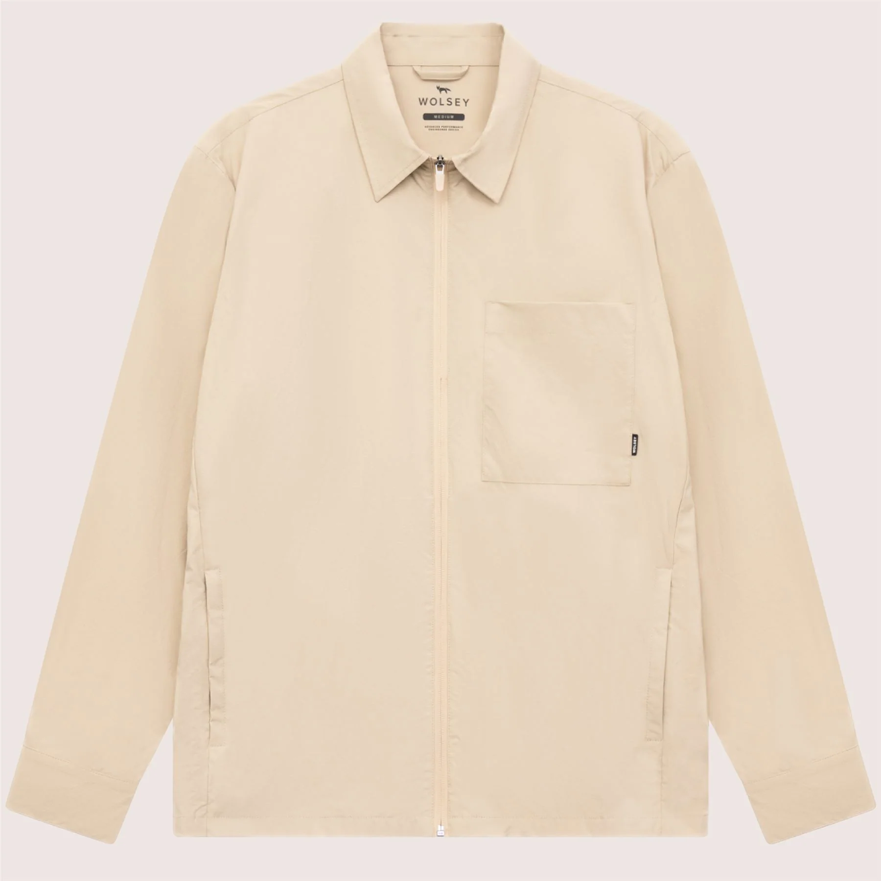 Golf Overshirt Beige - Image 11