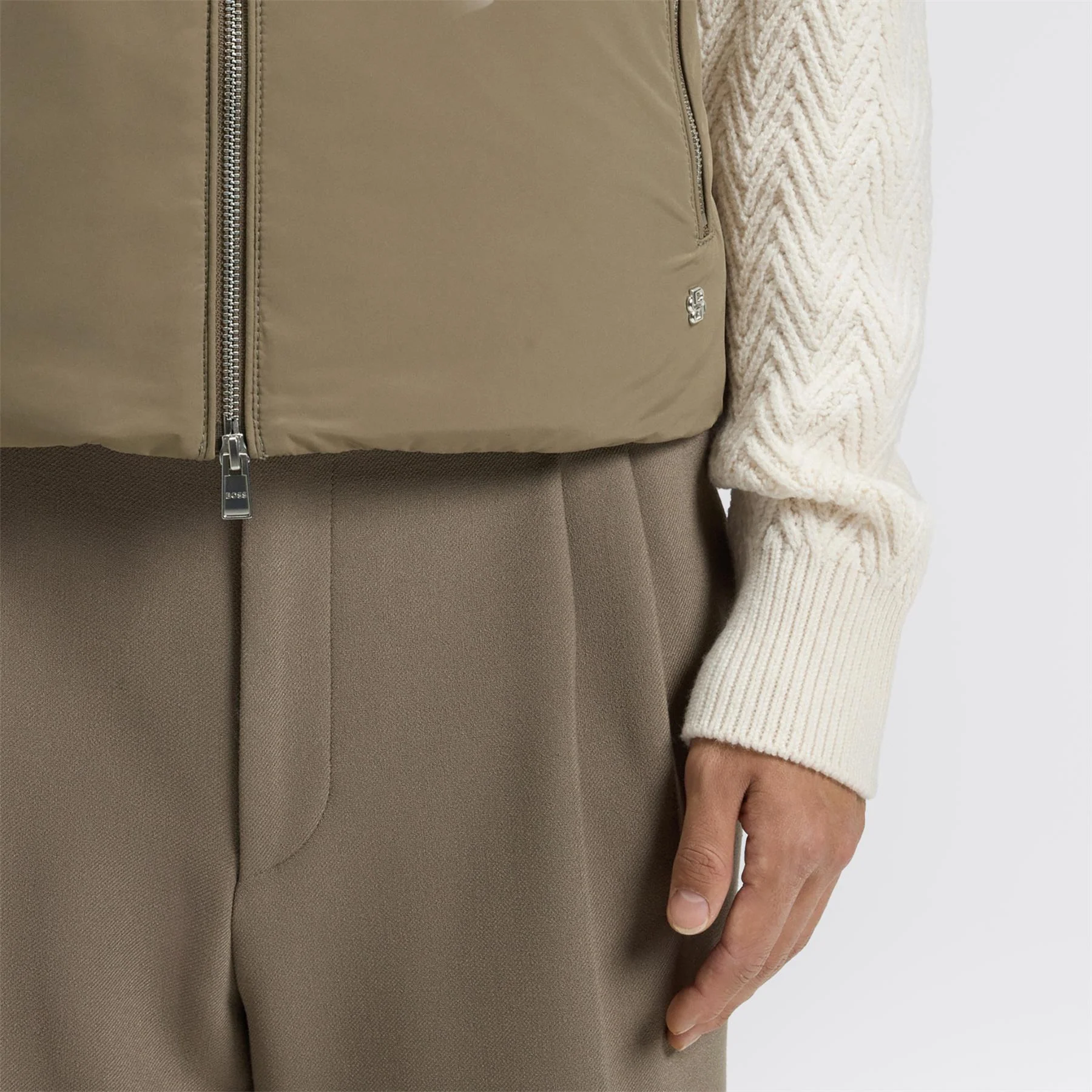 H-Darens Gilet Open Brown - Image 6