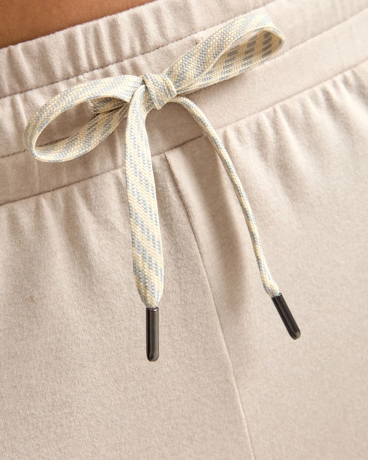Halo Essential Wideleg Joggers Ecru Heather - Image 7