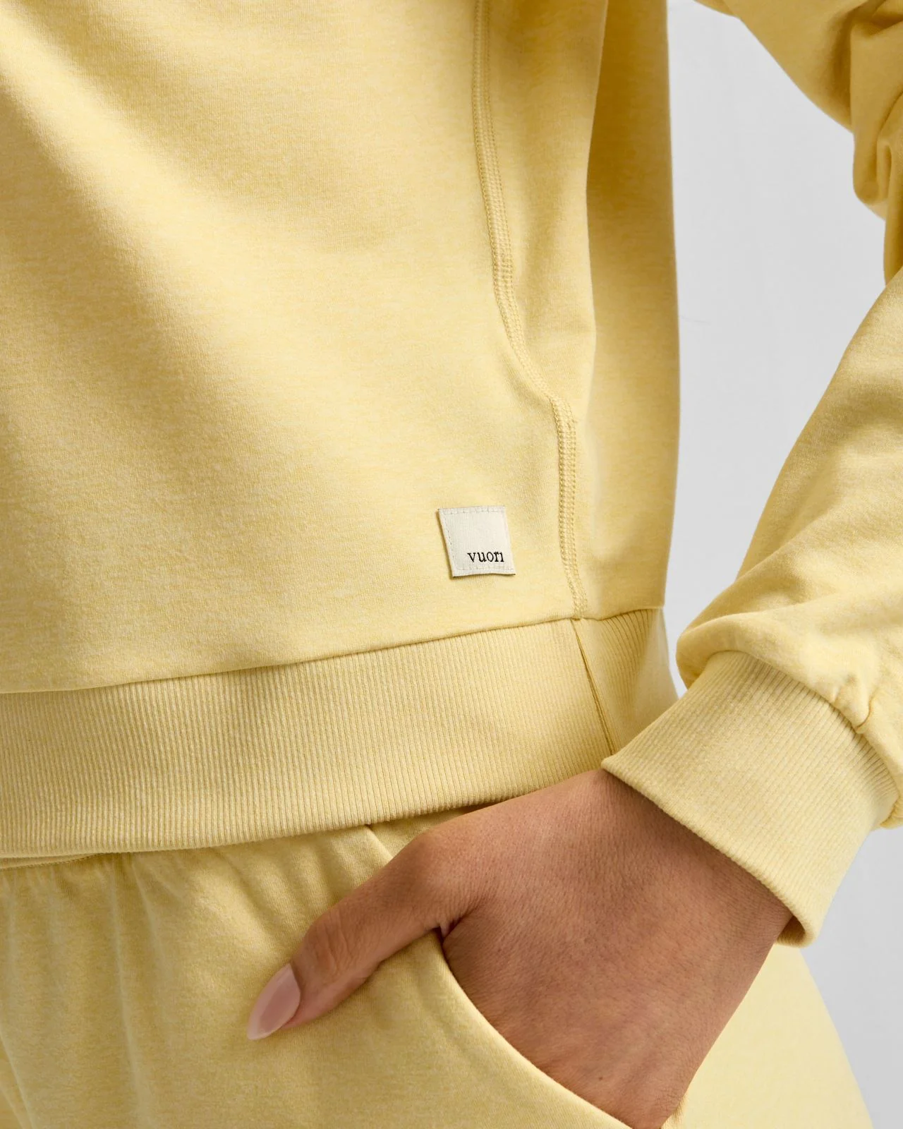 Halo Modern Crew Lemon Snap Heather - Image 5