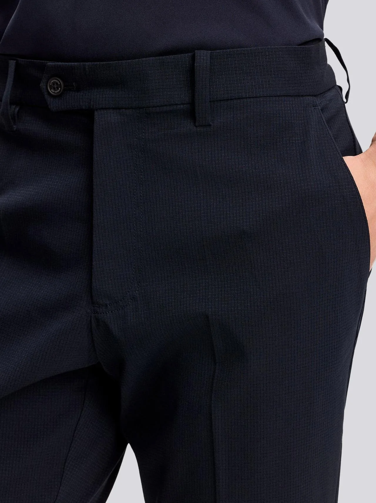 Harris High Vent Trousers JL Navy - Image 2