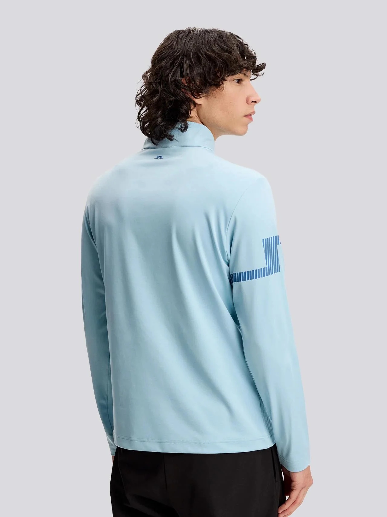 Heath Strike Quarter Zip Mid Layer Forget-Me-Not - Image 3
