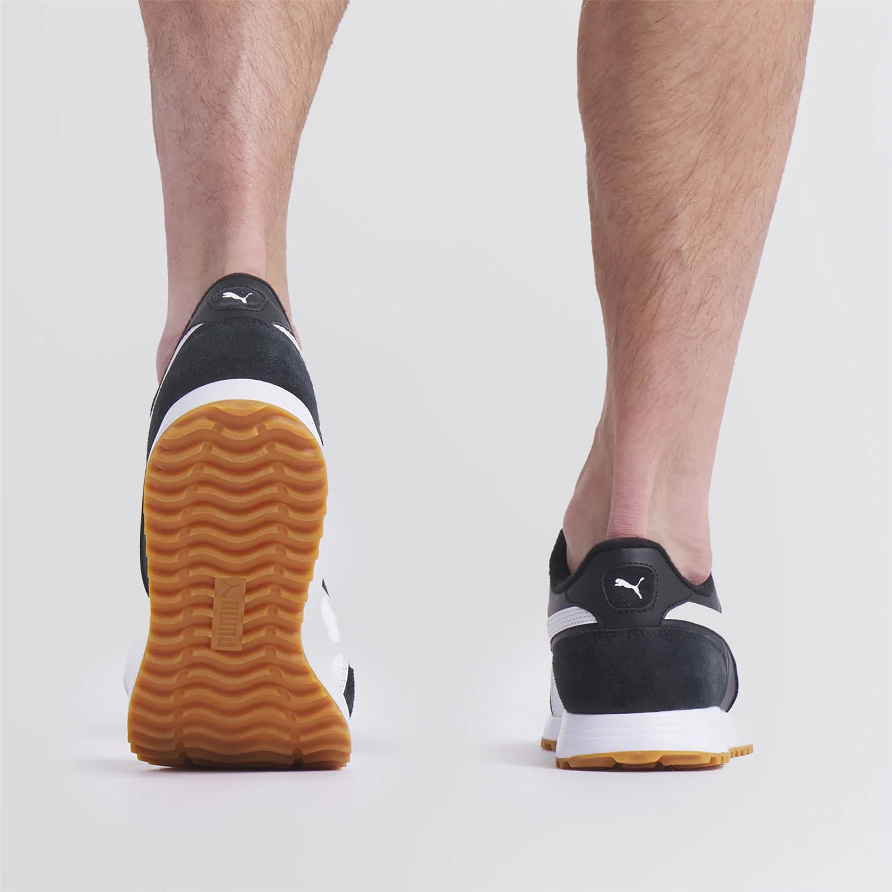 Helsinki Golf Shoes Puma Black/Puma White/Gum - Image 8