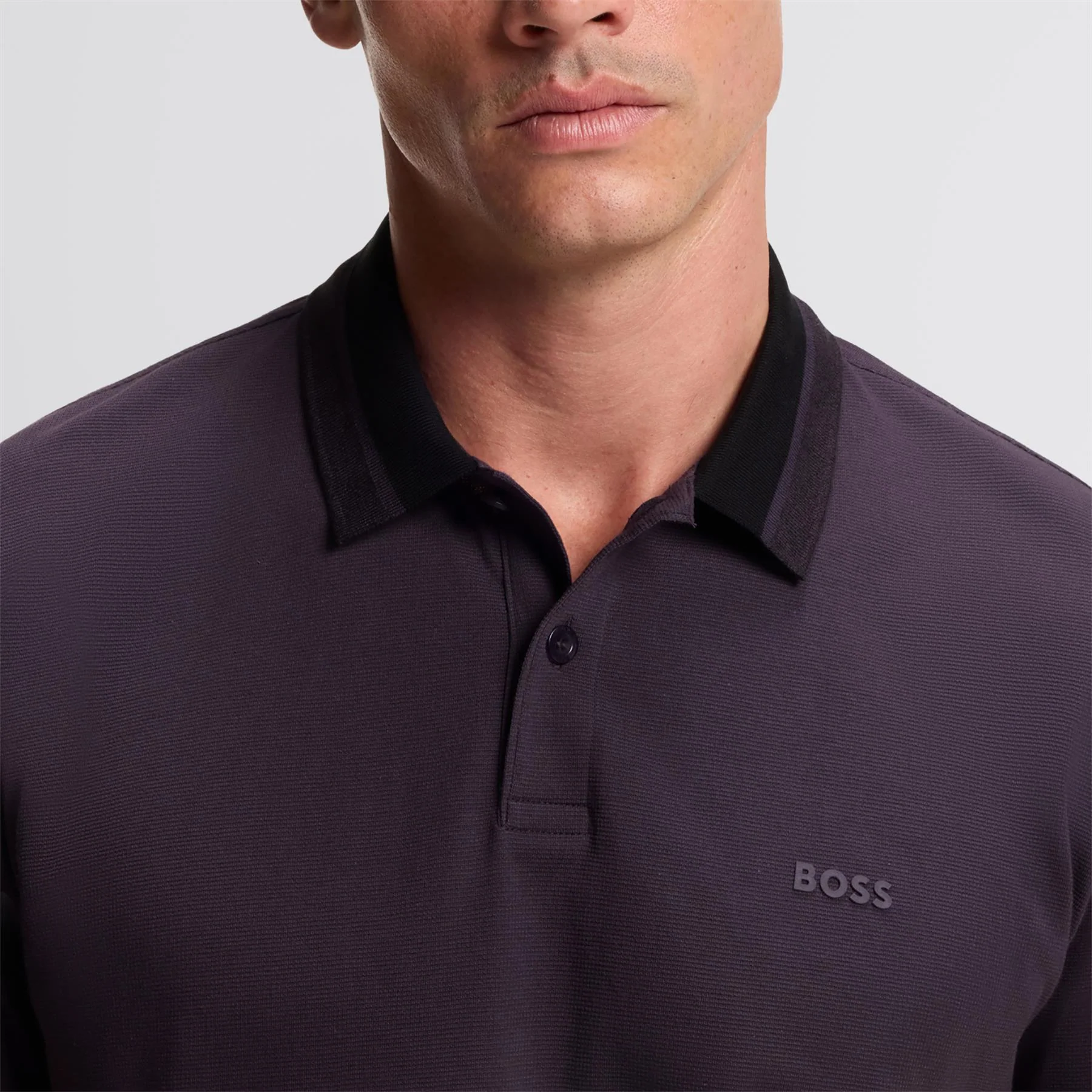 Hole19 Logo Polo Medium Purple - Image 5