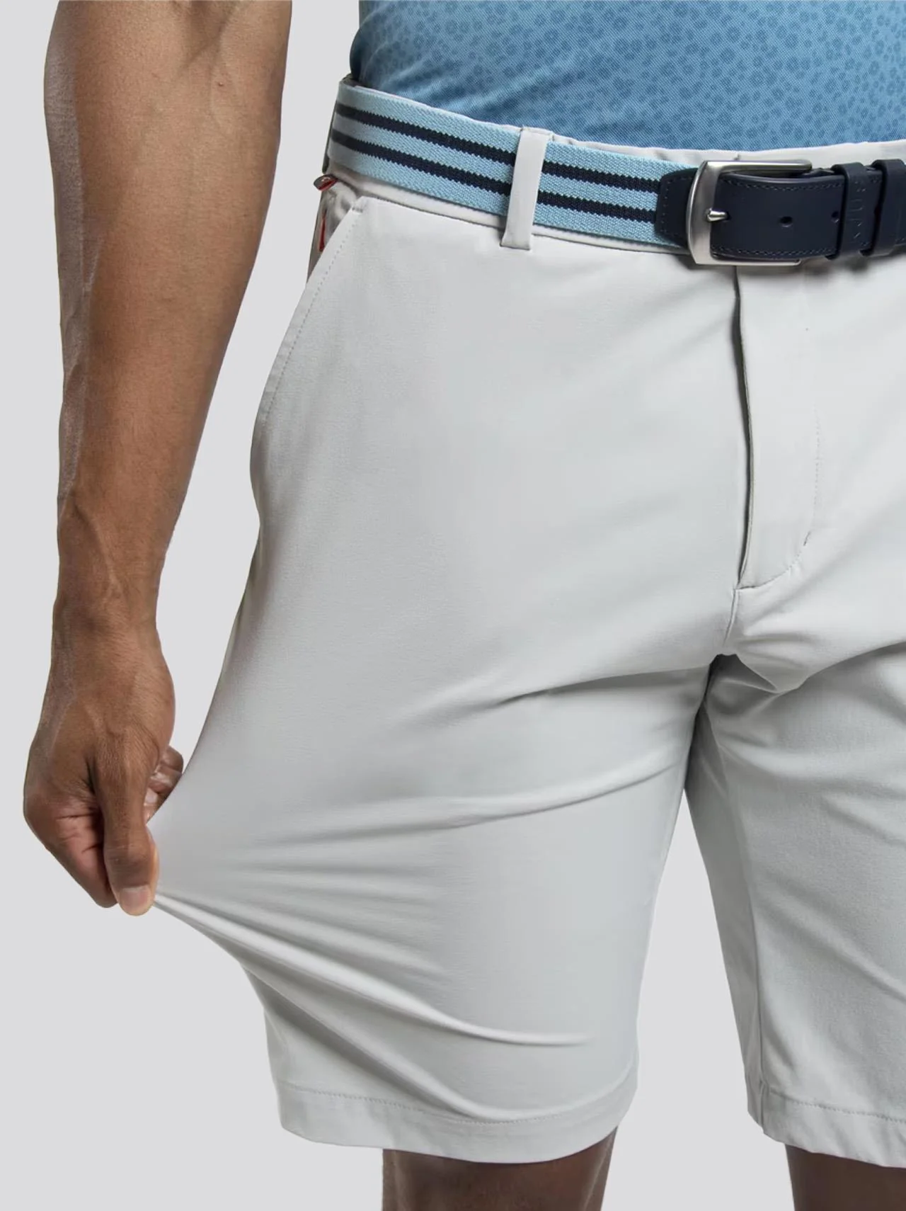 Iver Tailored Fit Shorts Alloy - Image 3