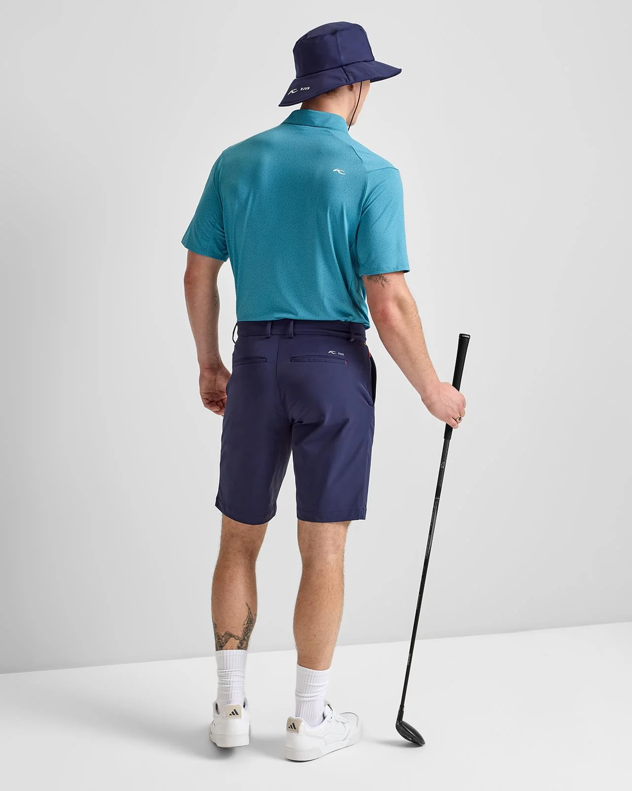 Iver Tailored Fit Shorts Atlanta Blue - Image 4