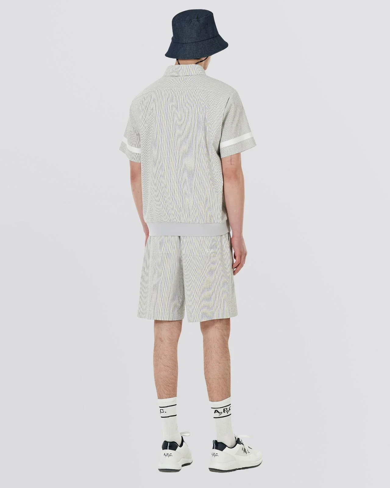 Jean Polo Shirt Co-Ord Grey - Image 5