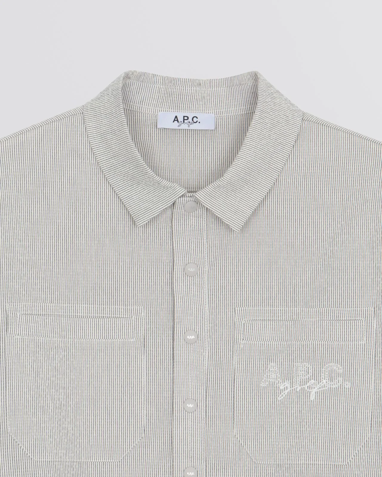 Jean Polo Shirt Co-Ord Grey - Image 6