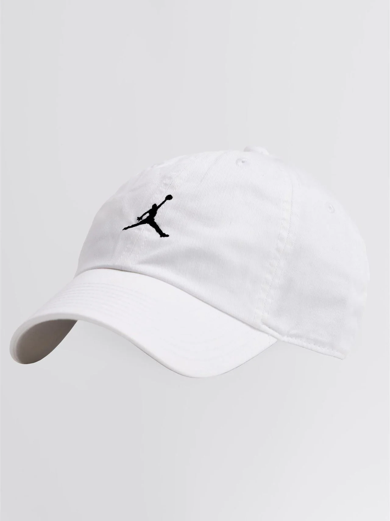 Jordan Club Unstructured Curved-Bill Hat White/Black