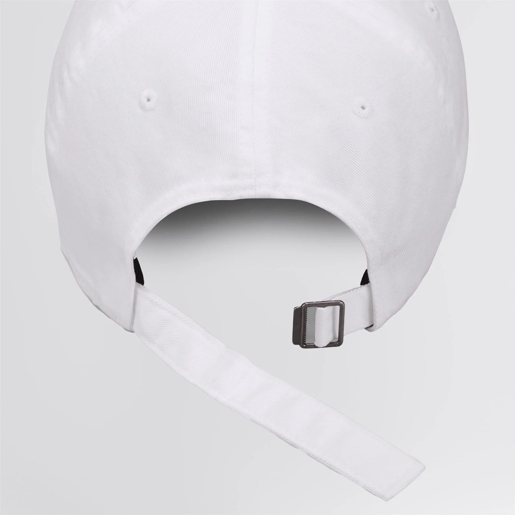 Jordan Club Unstructured Curved-Bill Hat White/Black - Image 2