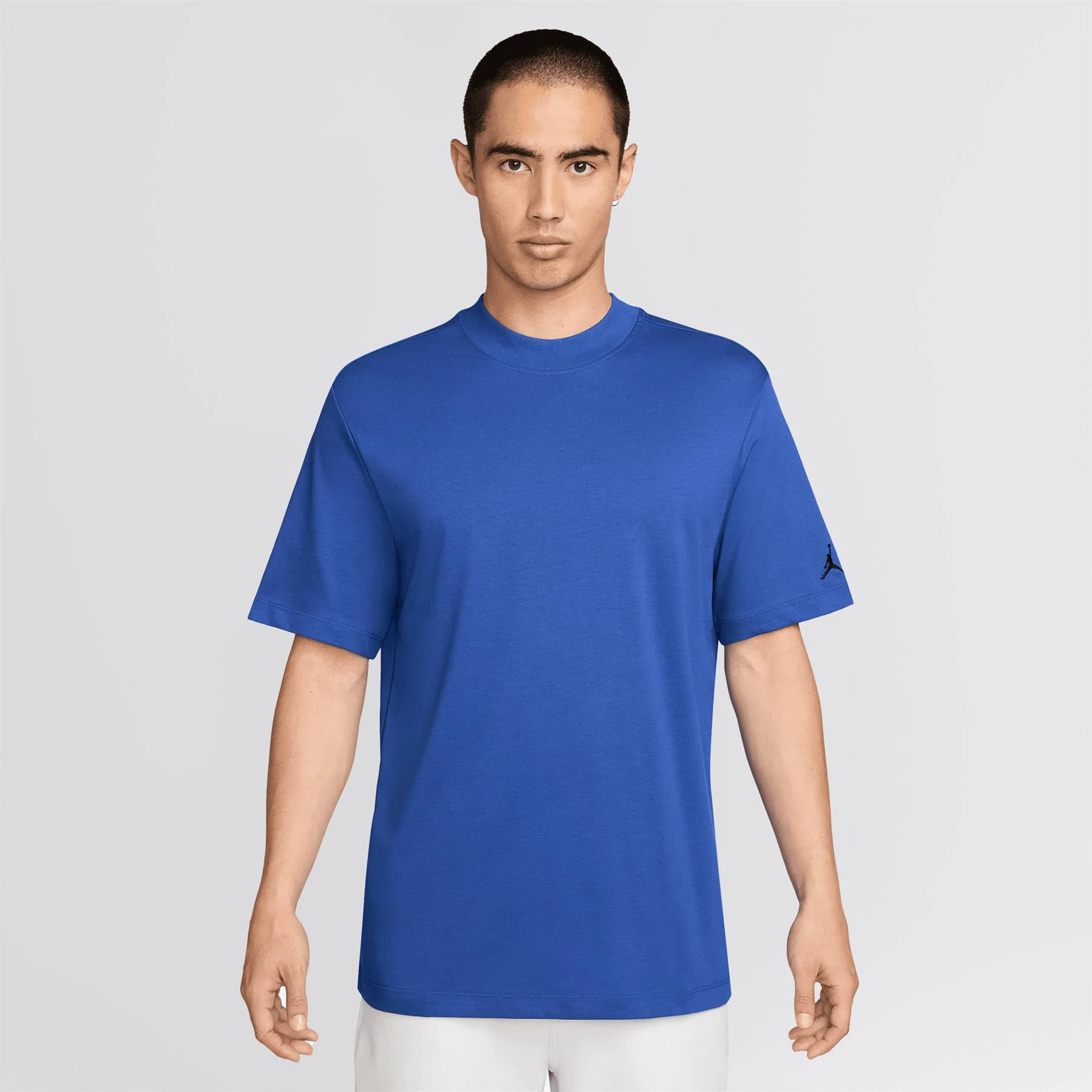 Jordan Dri-FIT Mock-Neck Golf Tee Game Royal/Black