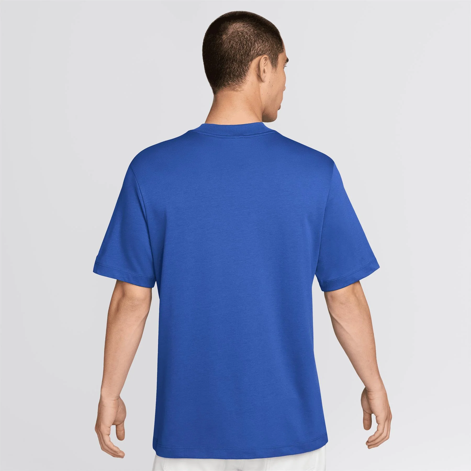 Jordan Dri-FIT Mock-Neck Golf Tee Game Royal/Black - Image 2