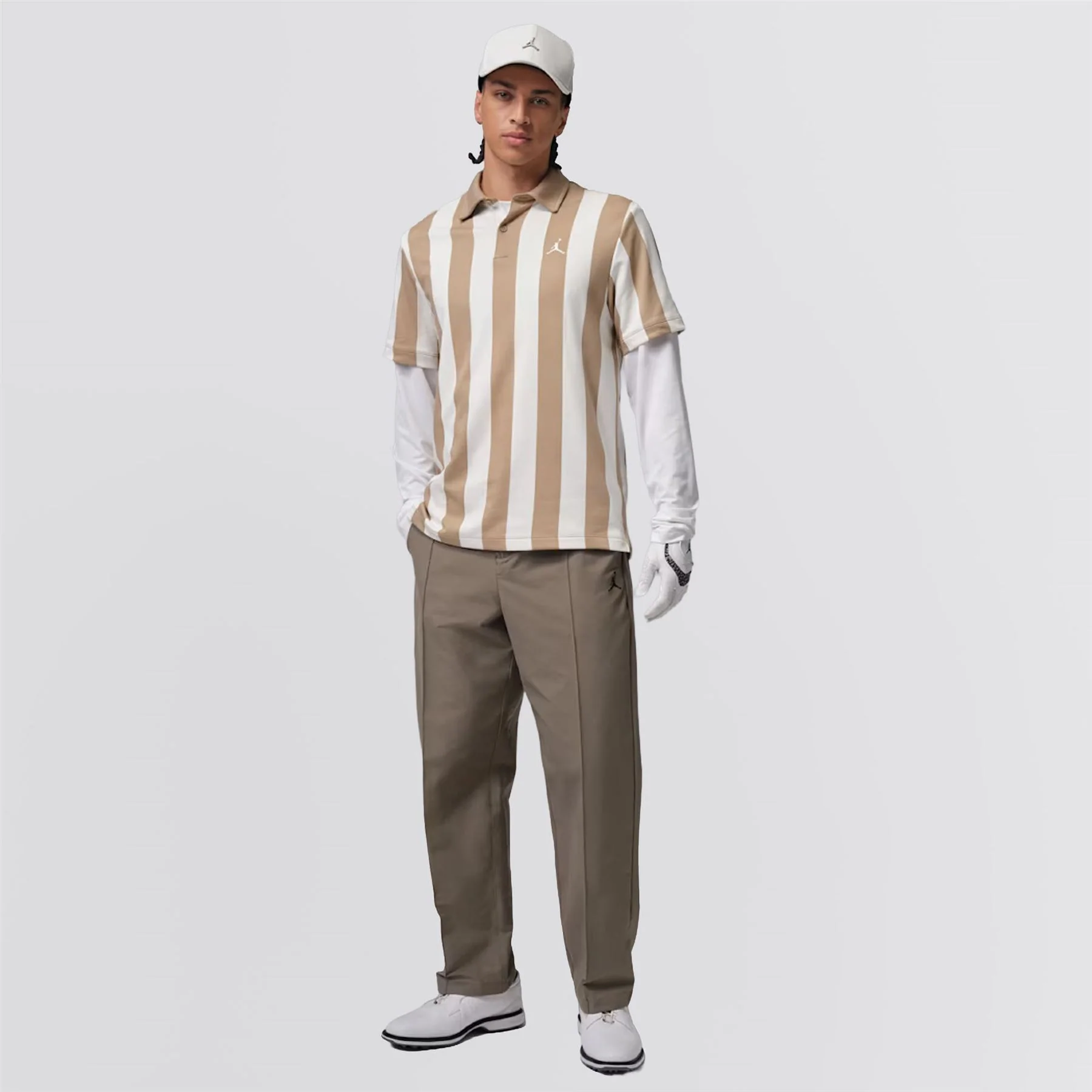 Jordan Sport Golf Trousers Olive Grey/Black - Image 5