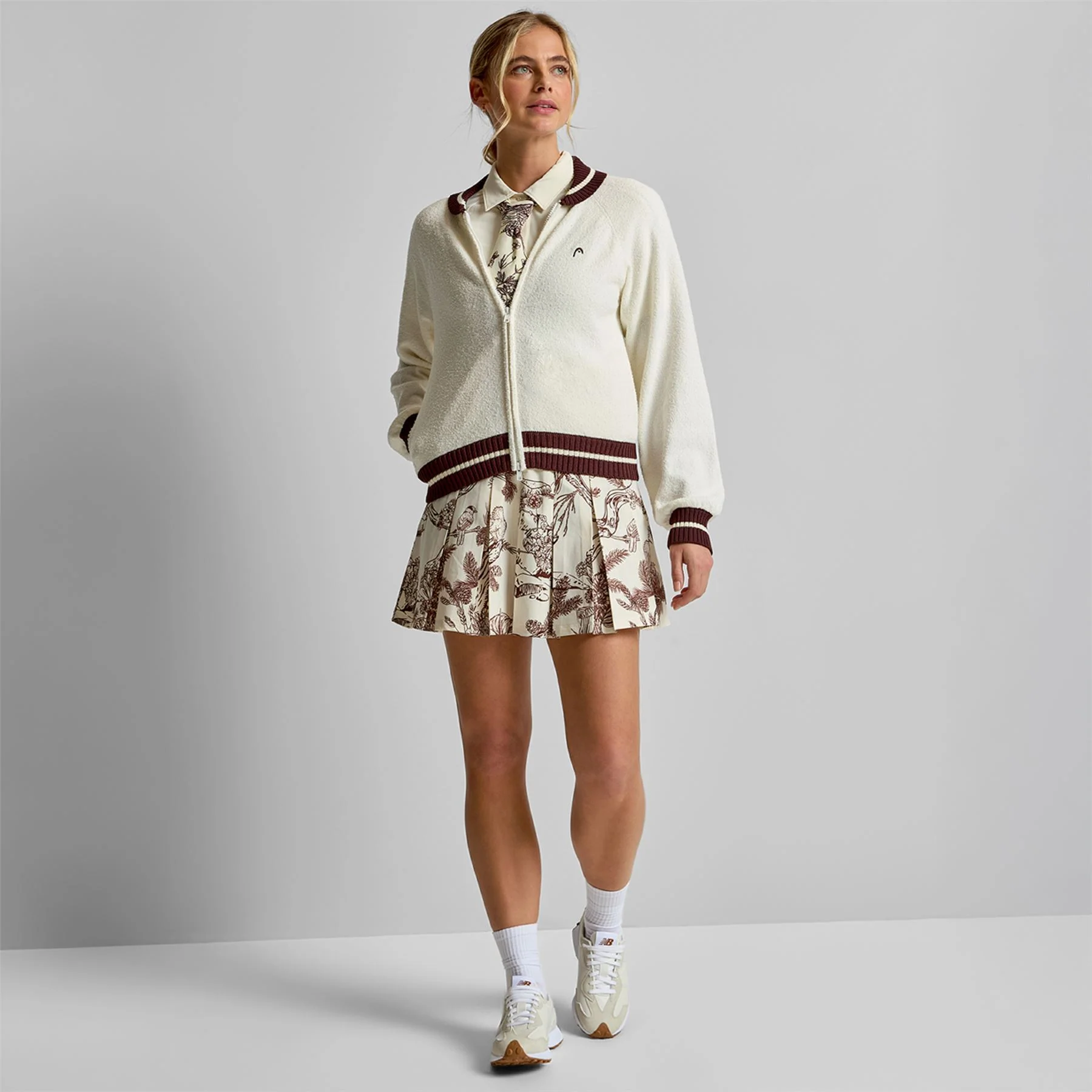 Knit Raglan Jacket Cream - Image 3