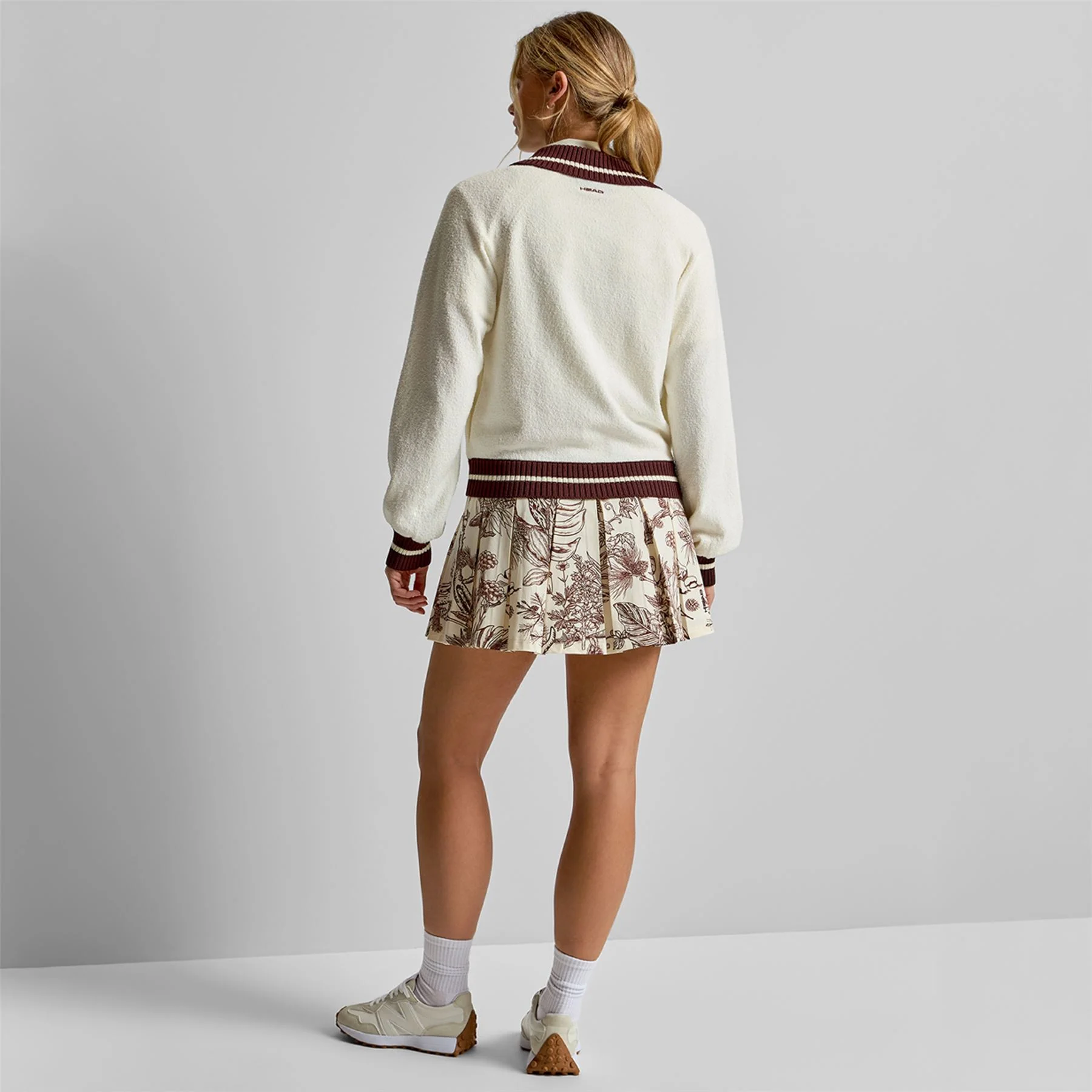 Knit Raglan Jacket Cream - Image 4