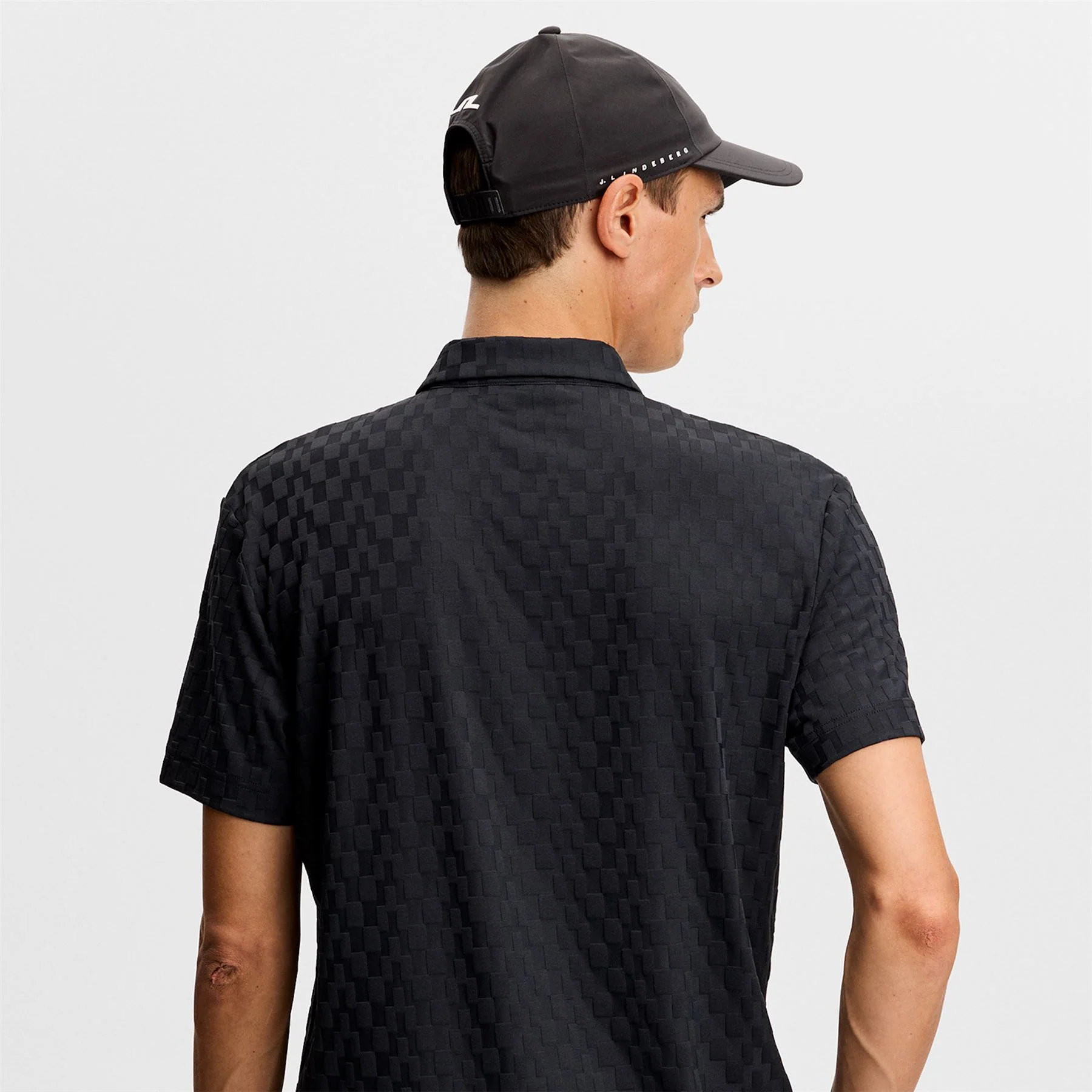 Kofe Jacquard Polo Black - Image 2