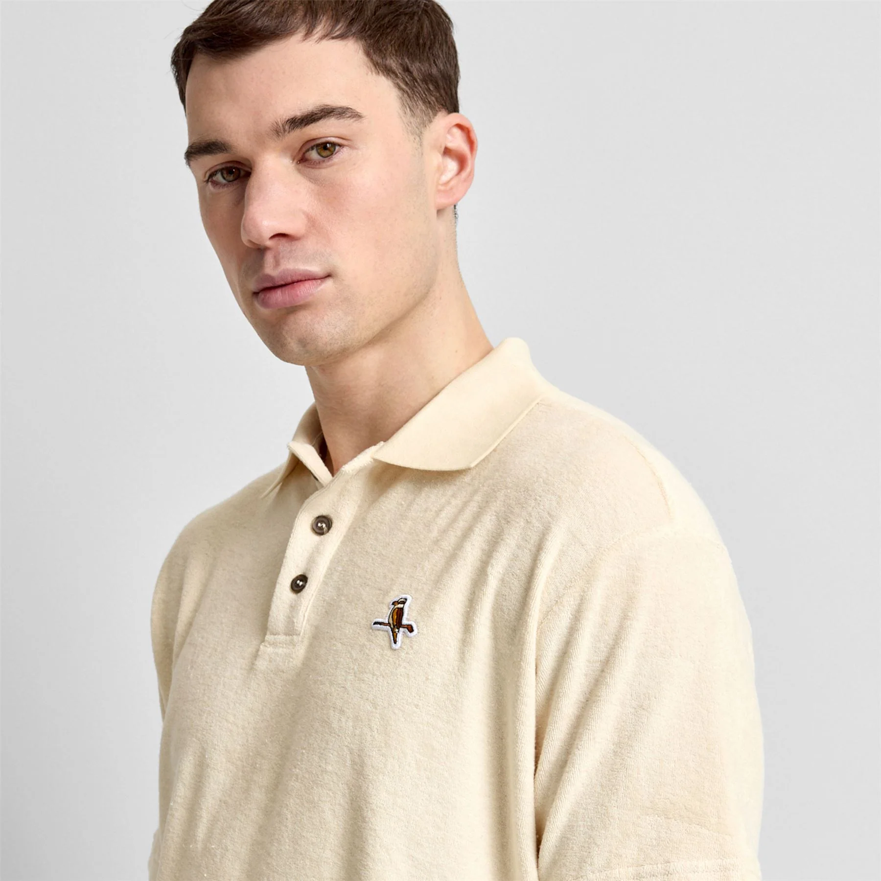 Kooka Terry Polo Beige - Image 5