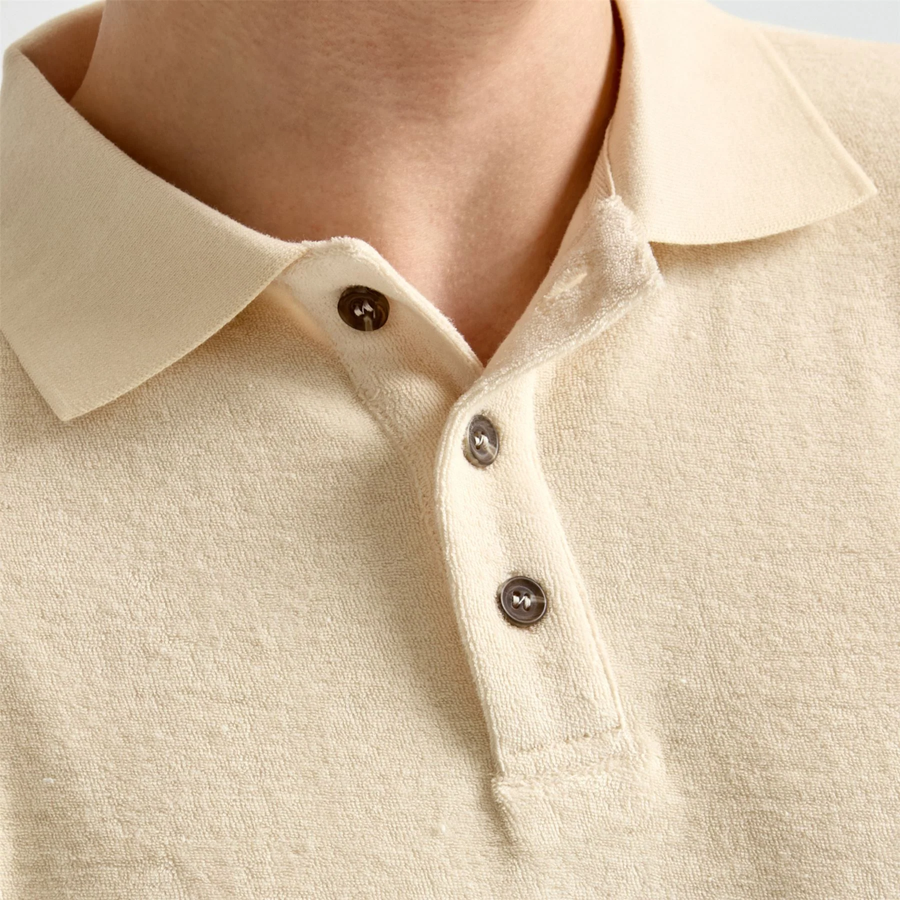 Kooka Terry Polo Beige - Image 7