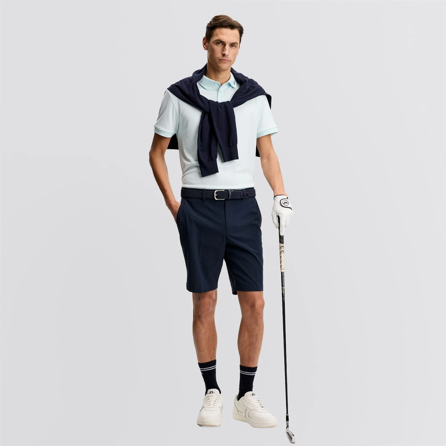 KV TX Jersey Print Polo Paradise Skylight - Image 3