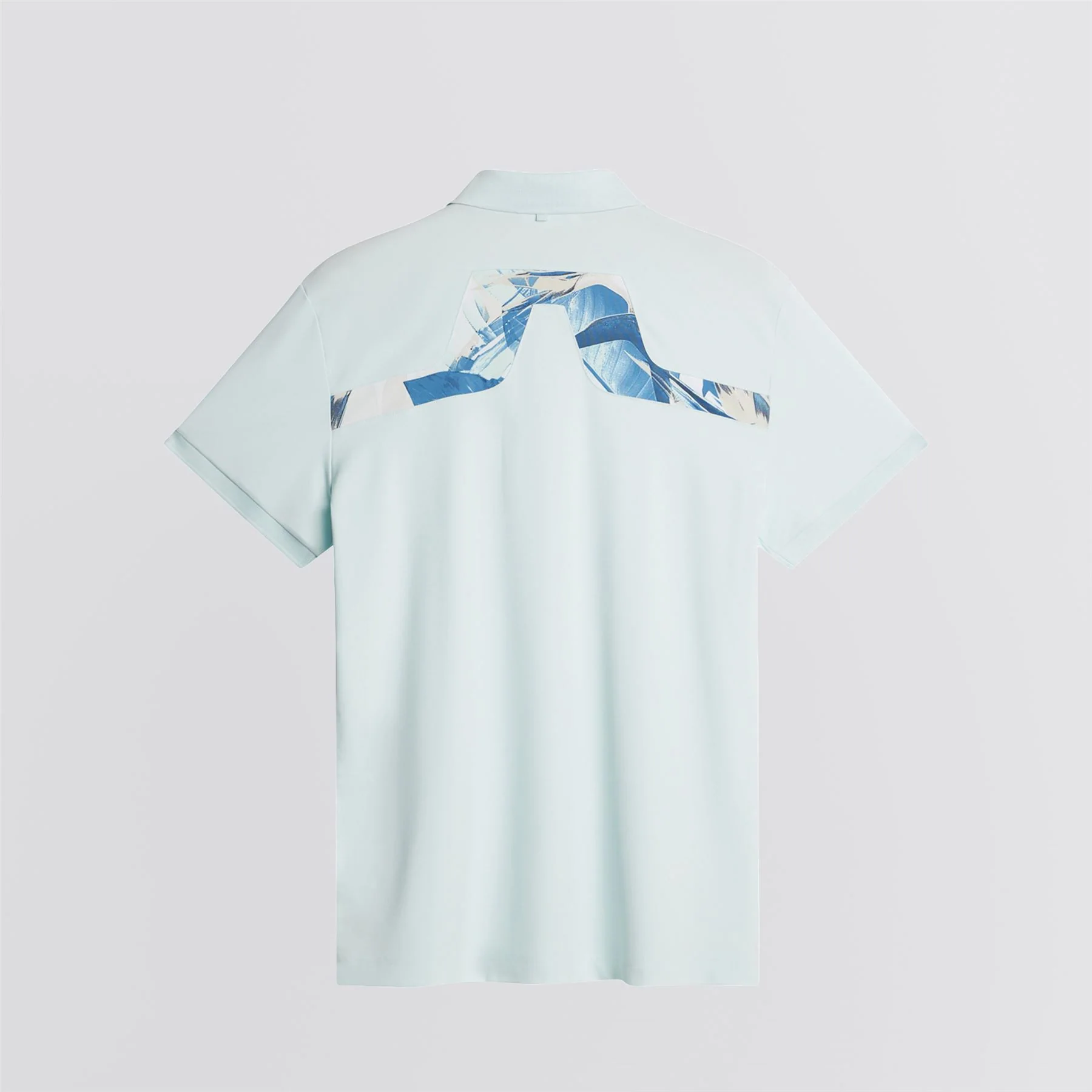 KV TX Jersey Print Polo Paradise Skylight - Image 6