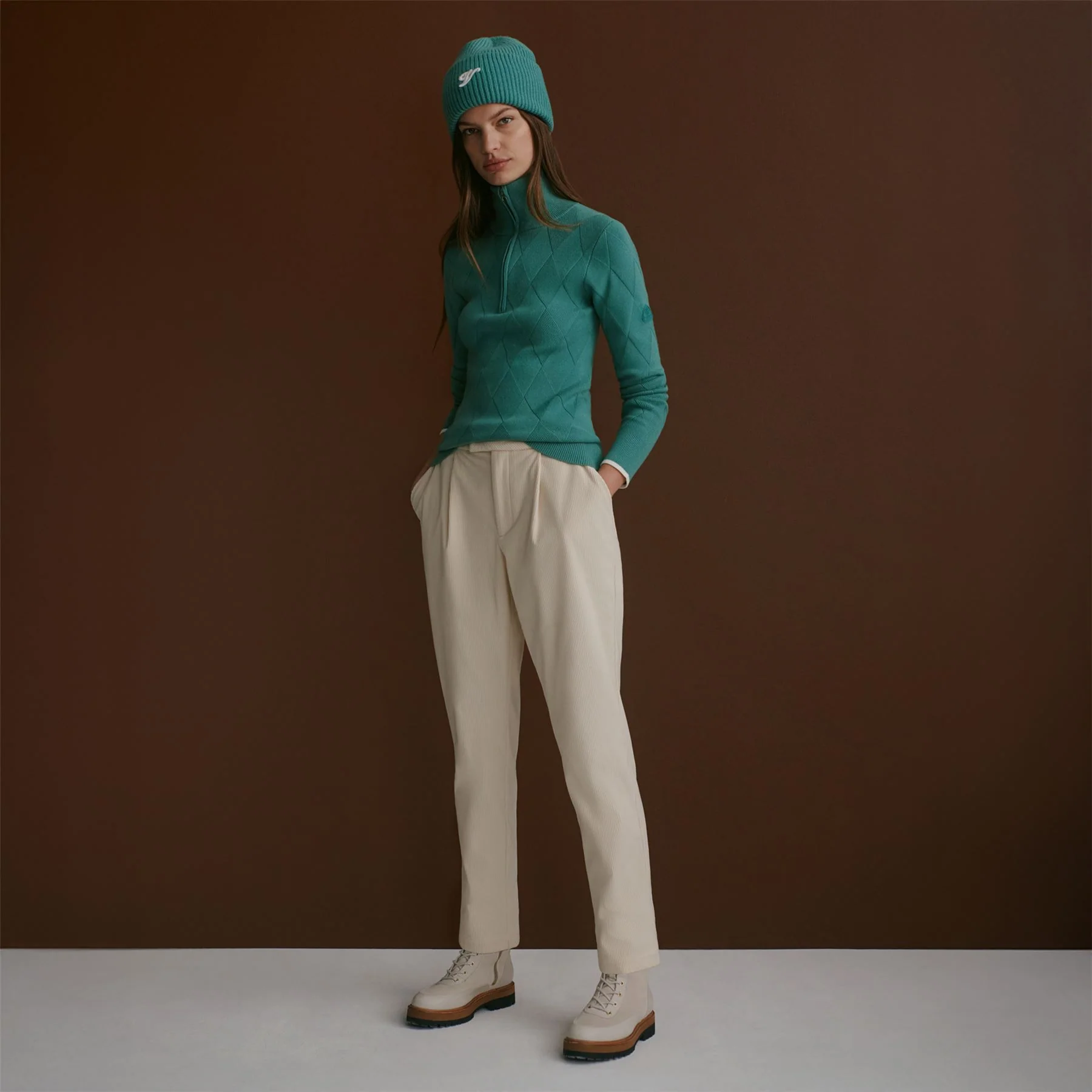 Lawson Half Zip Knit Deep Sea - Image 3