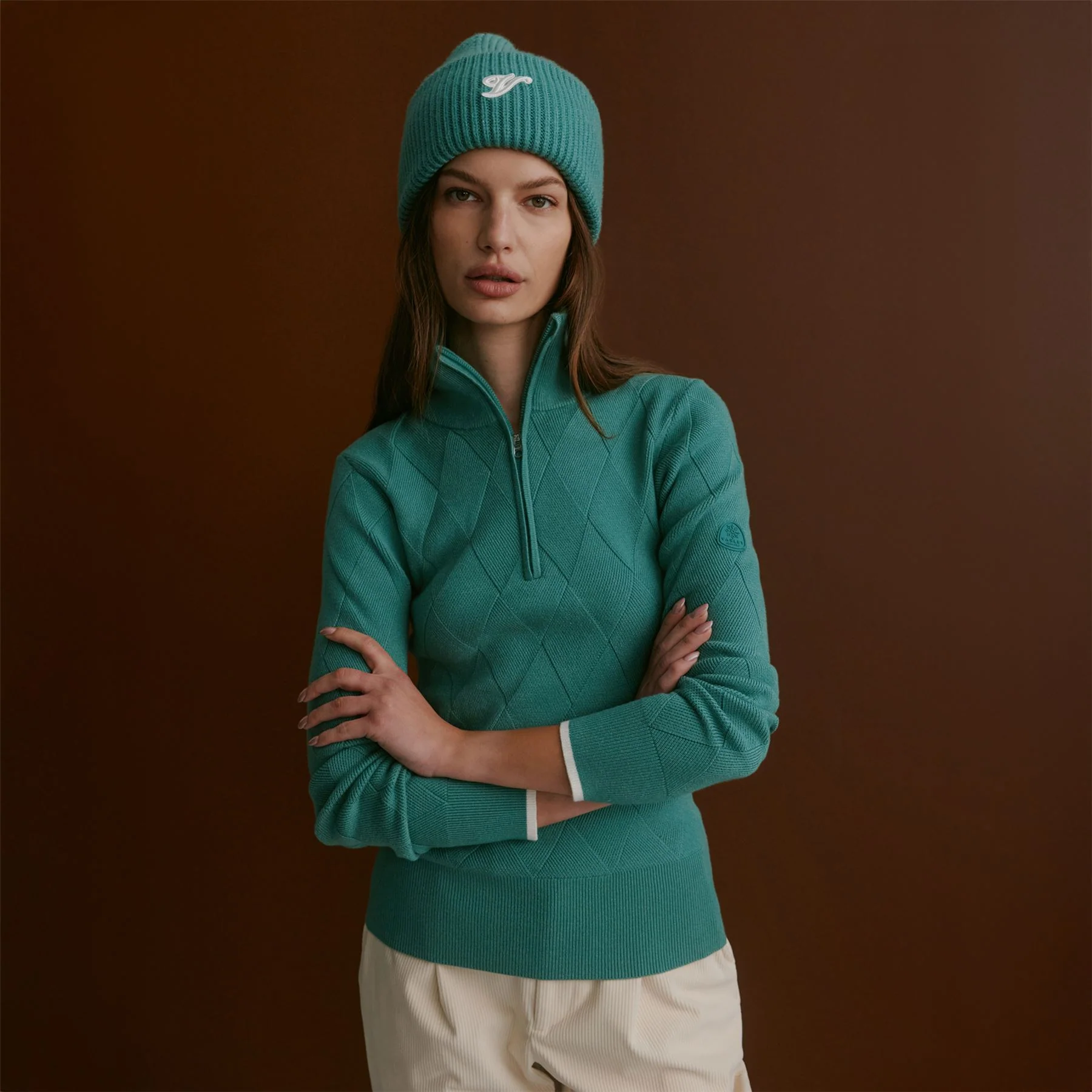 Lawson Half Zip Knit Deep Sea - Image 4