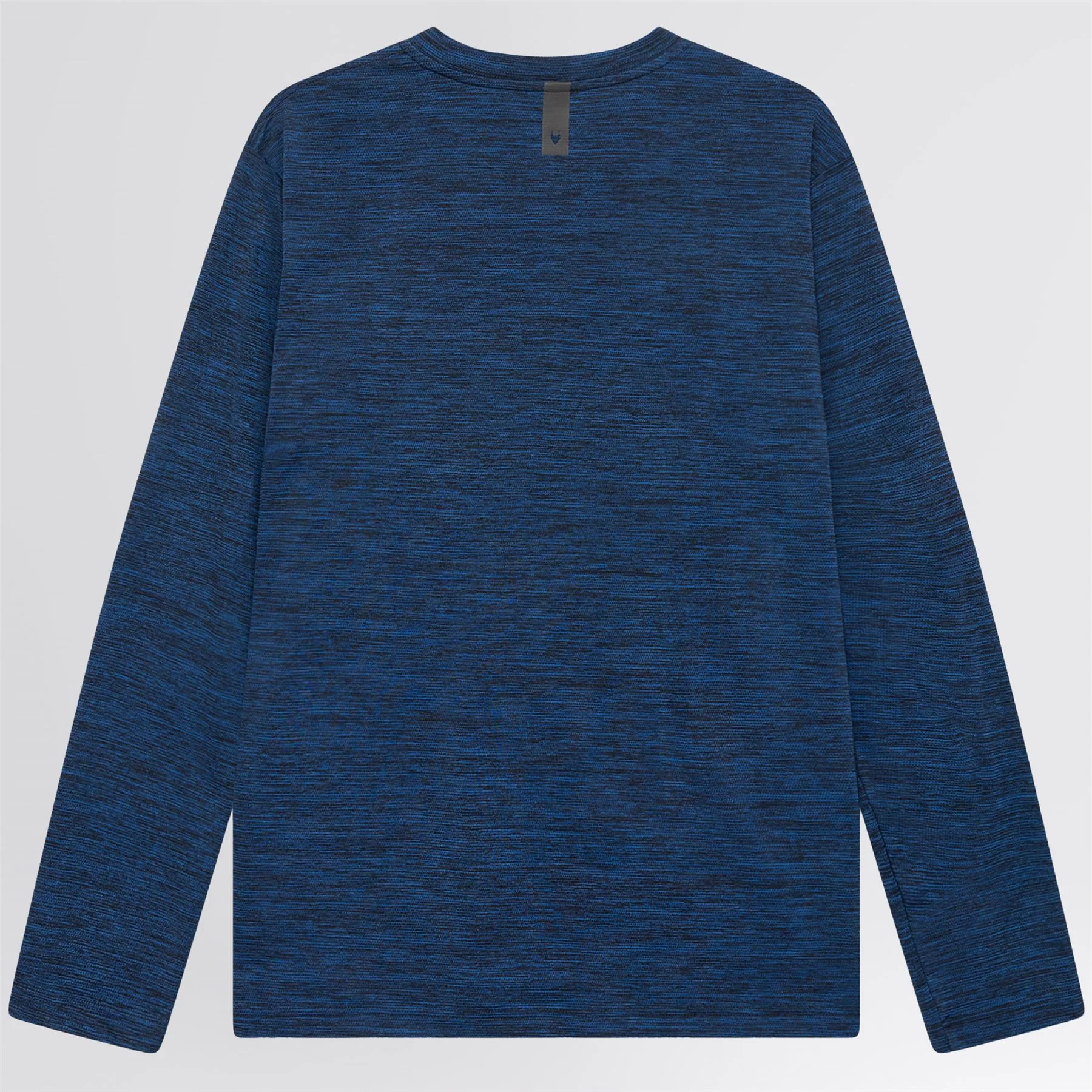 Long Sleeve Mesh Textured T-Shirt Navy - Image 12