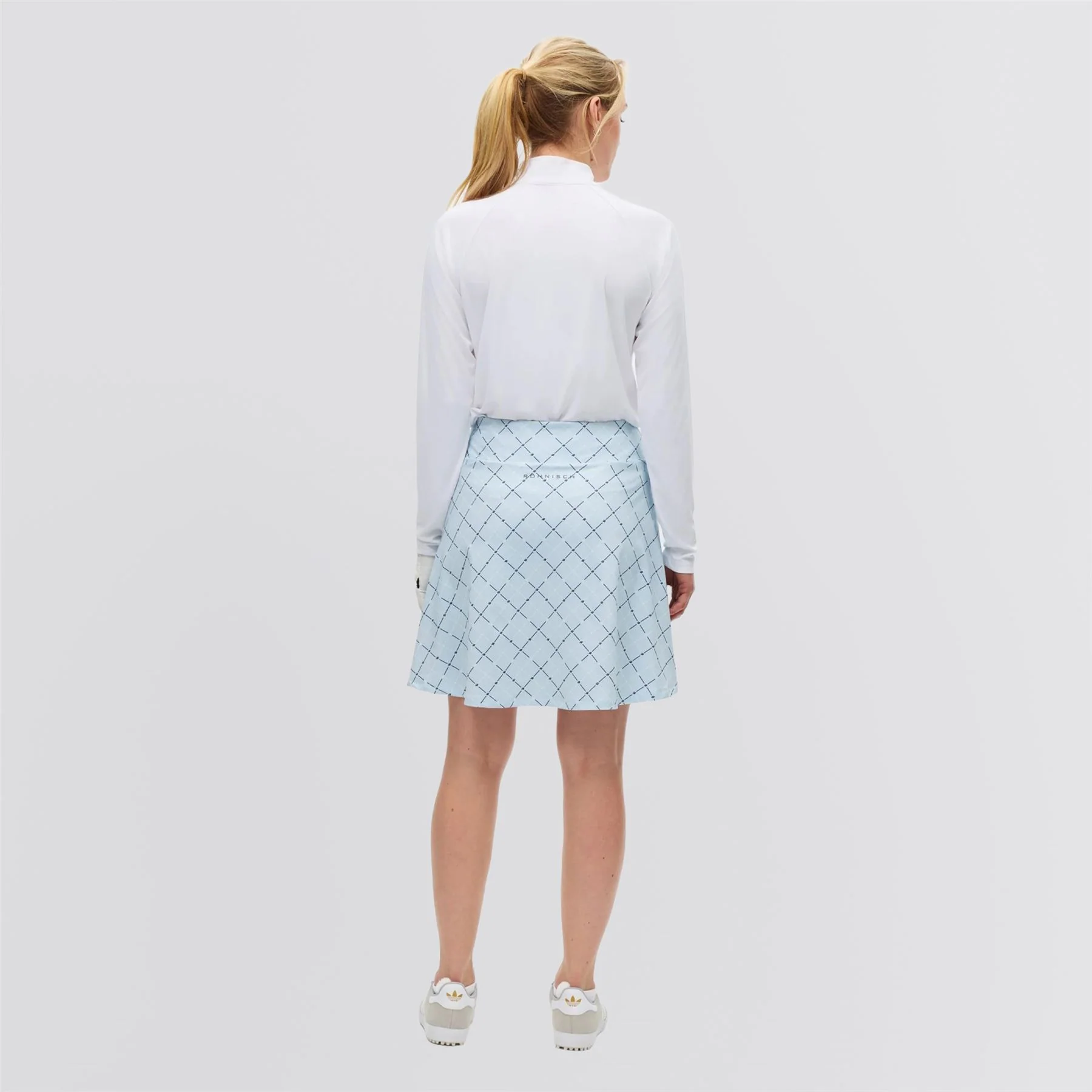 Luna Skort Micro R Check Skyway - Image 2