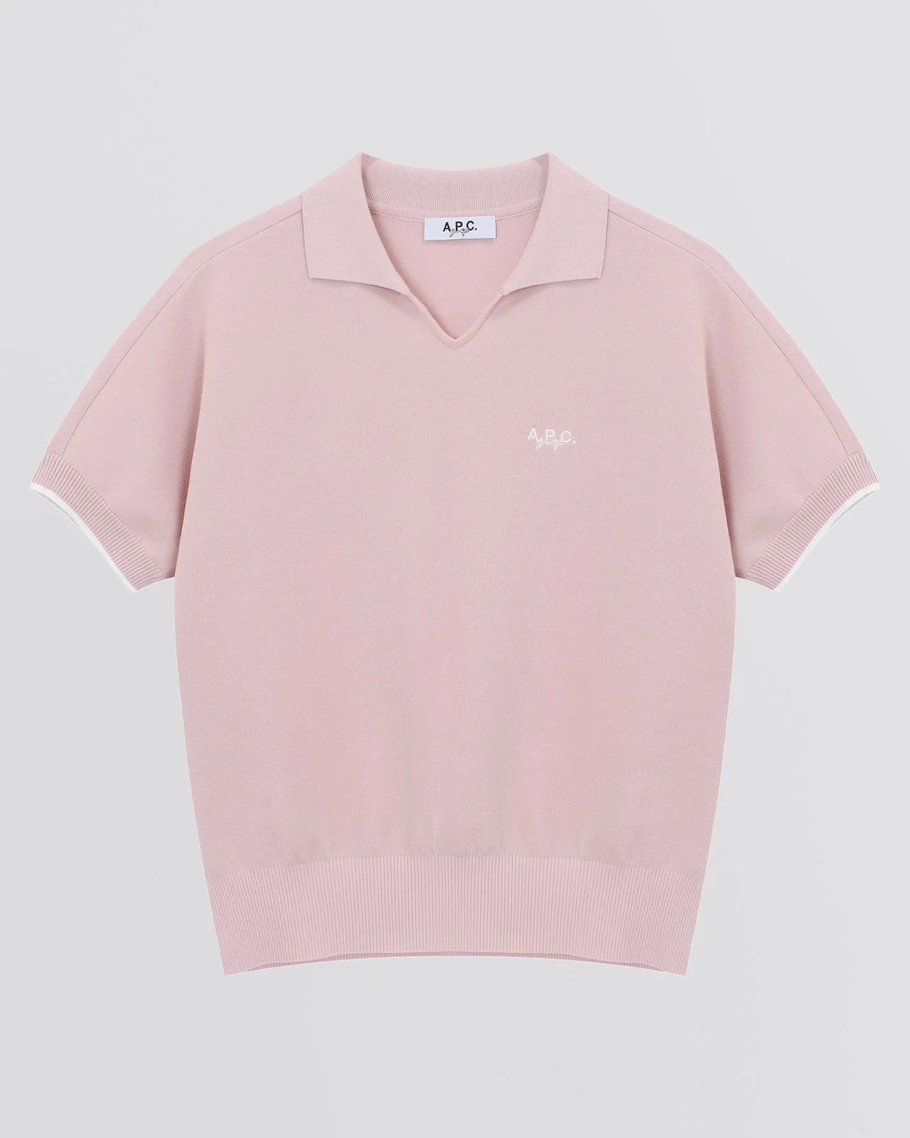 Maryse Short Sleeve Sweater Pink - Image 6