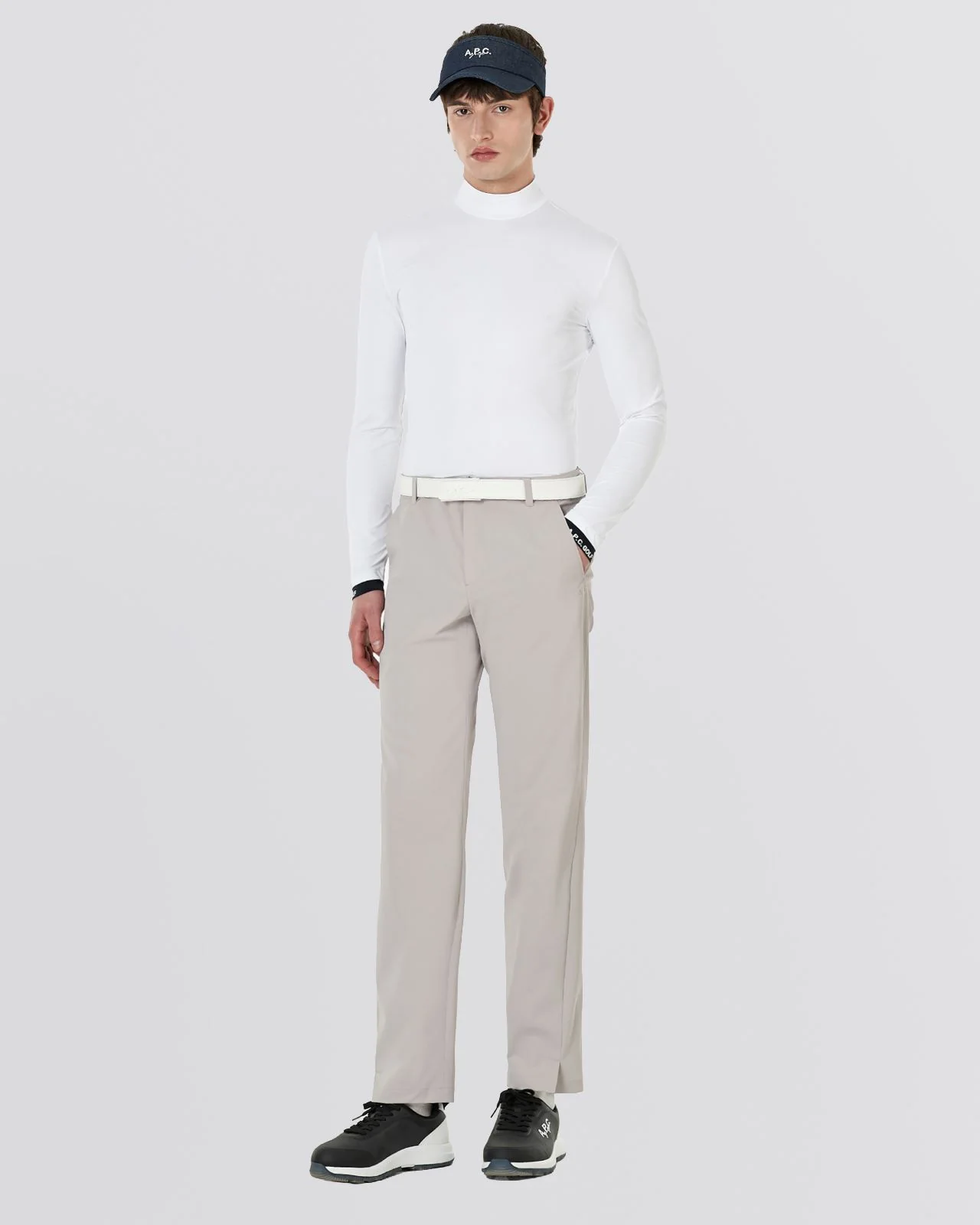 Mathias Slim Fit Pants Beige - Image 3
