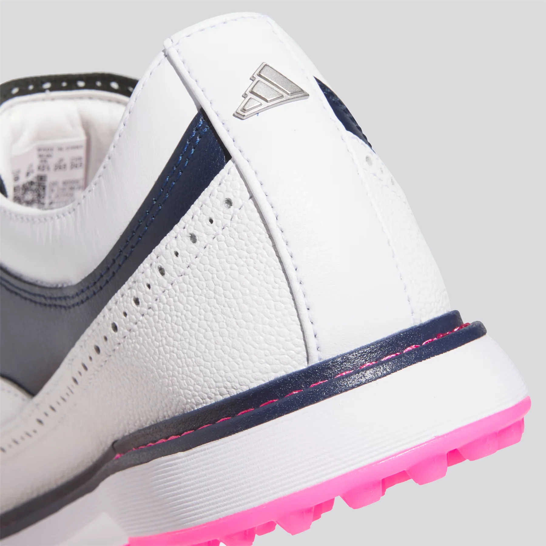 MC80 Spikeless Golf Shoes Footwear White/Collegiate Navy/Lucid Pink - Image 3