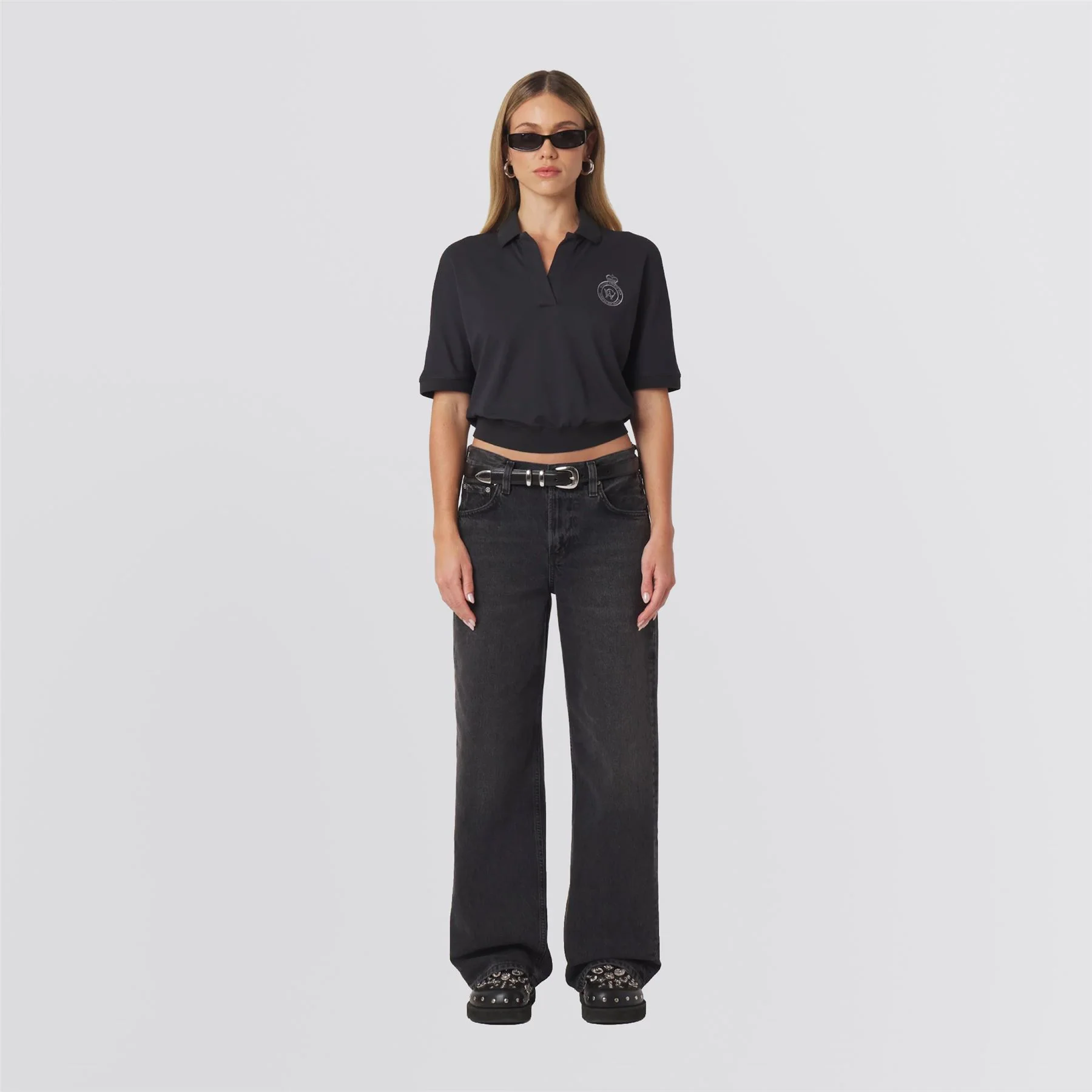 Megan Lifestyle Polo Black - Image 4