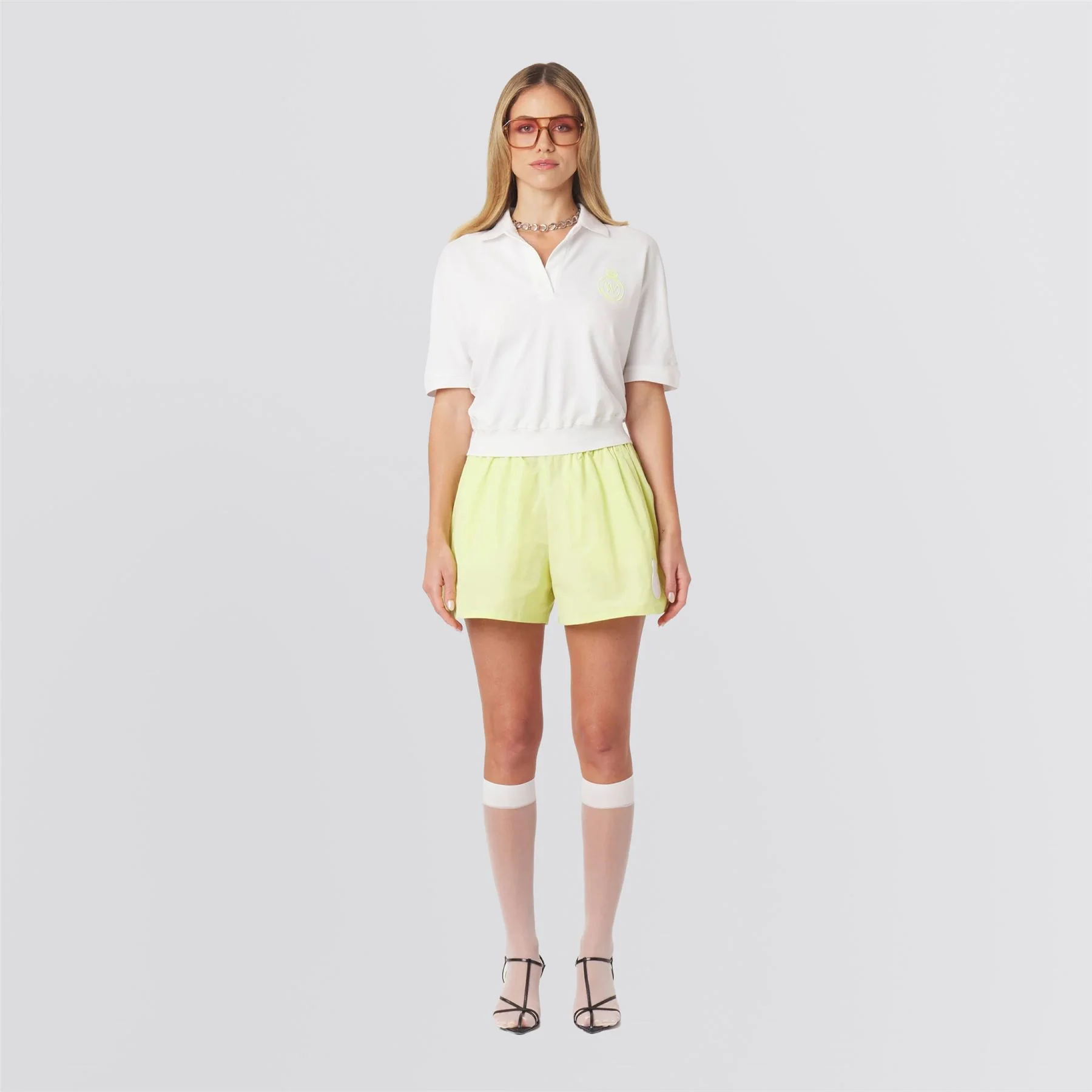 Megan Lifestyle Polo White - Image 4