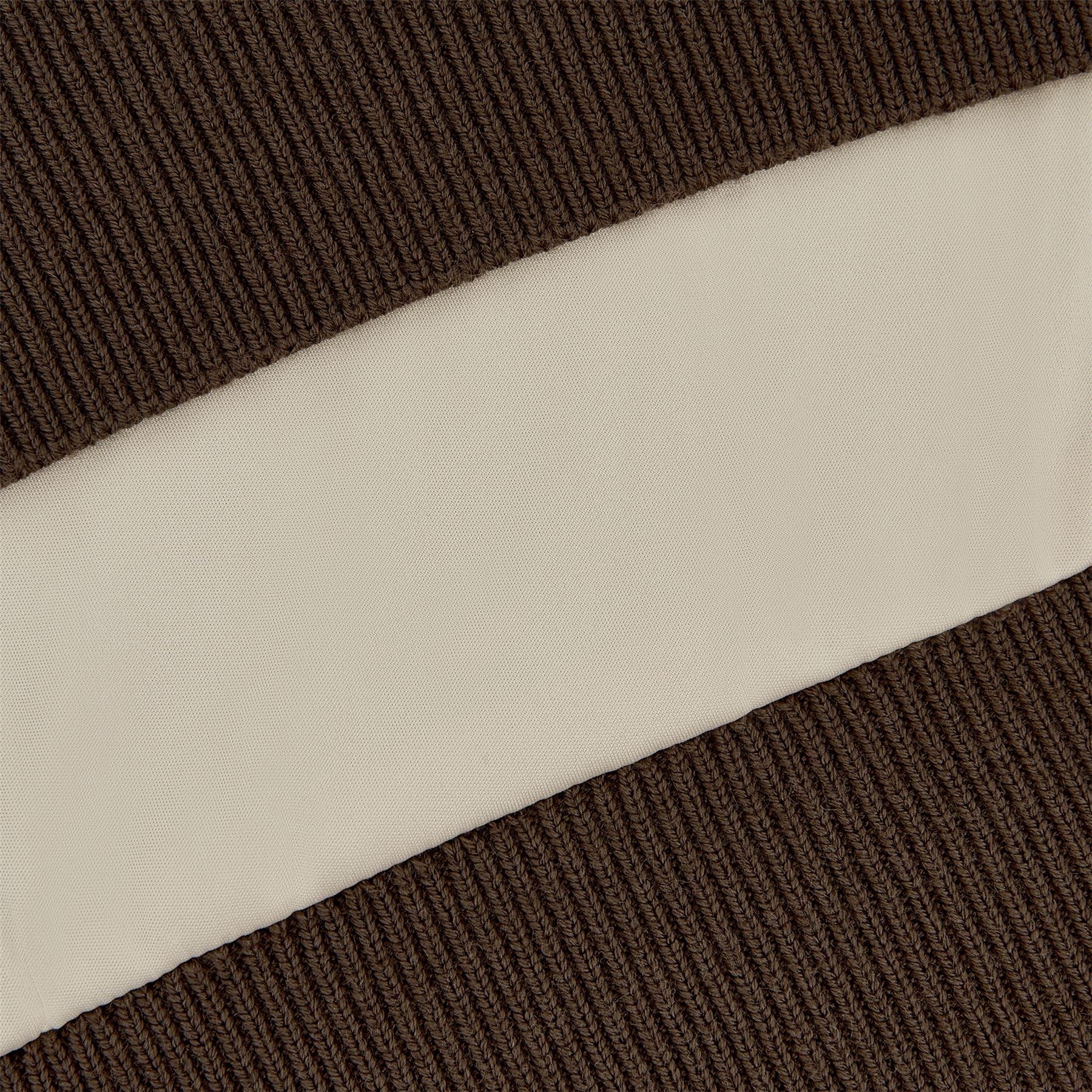 Merino Wool Quarter Zip Windbreaker Hickory - Image 5