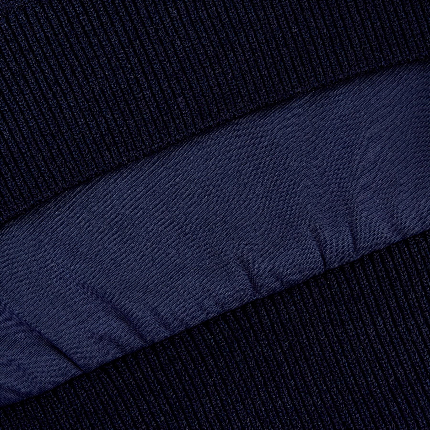 Merino Wool Quarter Zip Windbreaker Midnight - Image 5