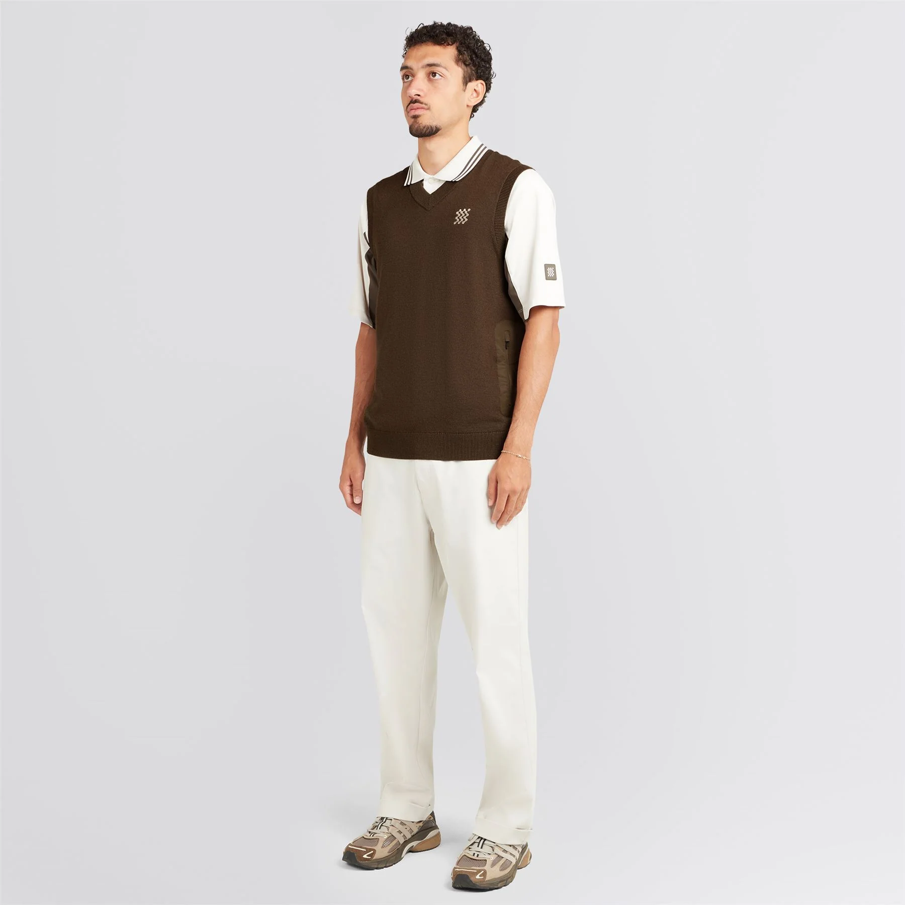 Merino Wool Vest Hickory - Image 3