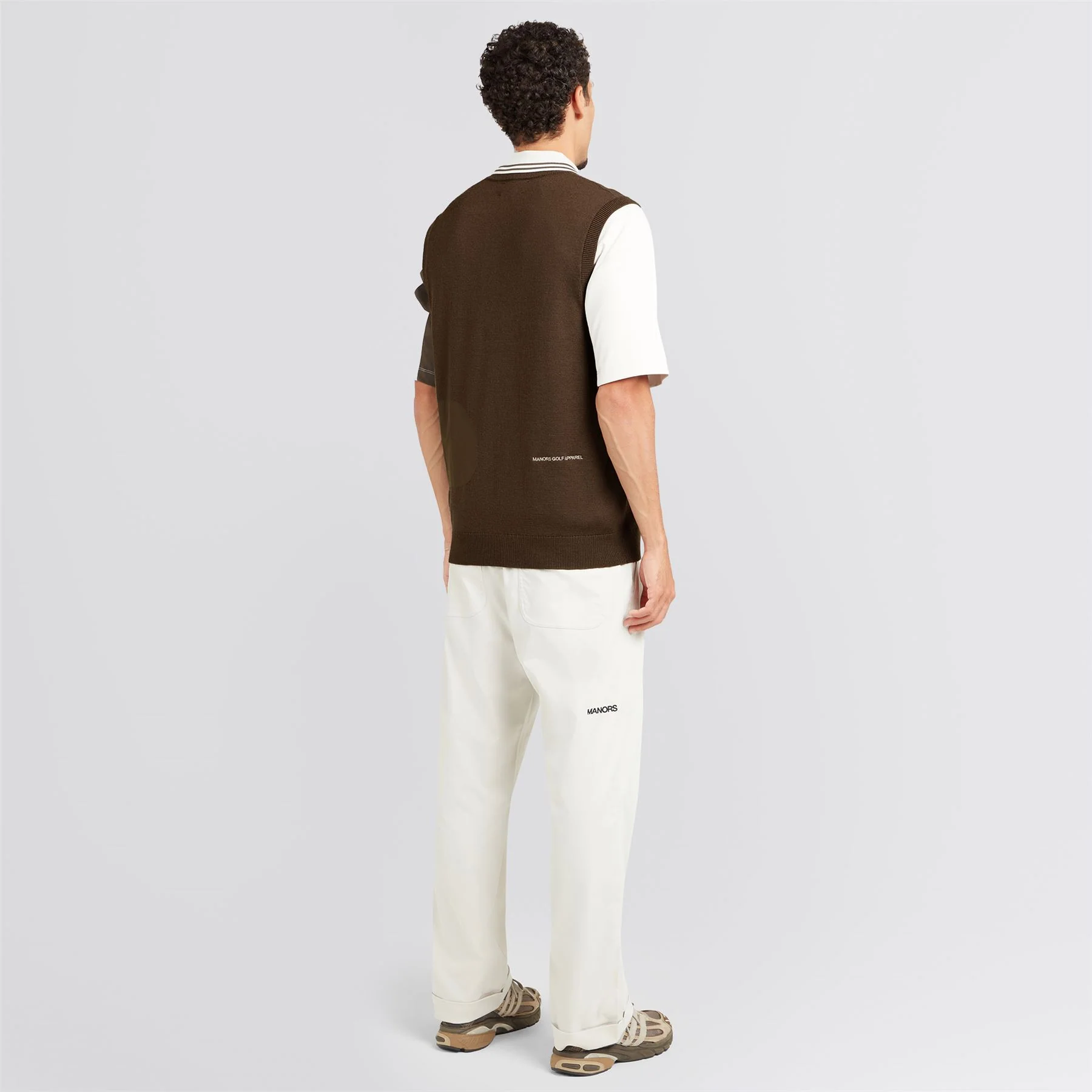 Merino Wool Vest Hickory - Image 4