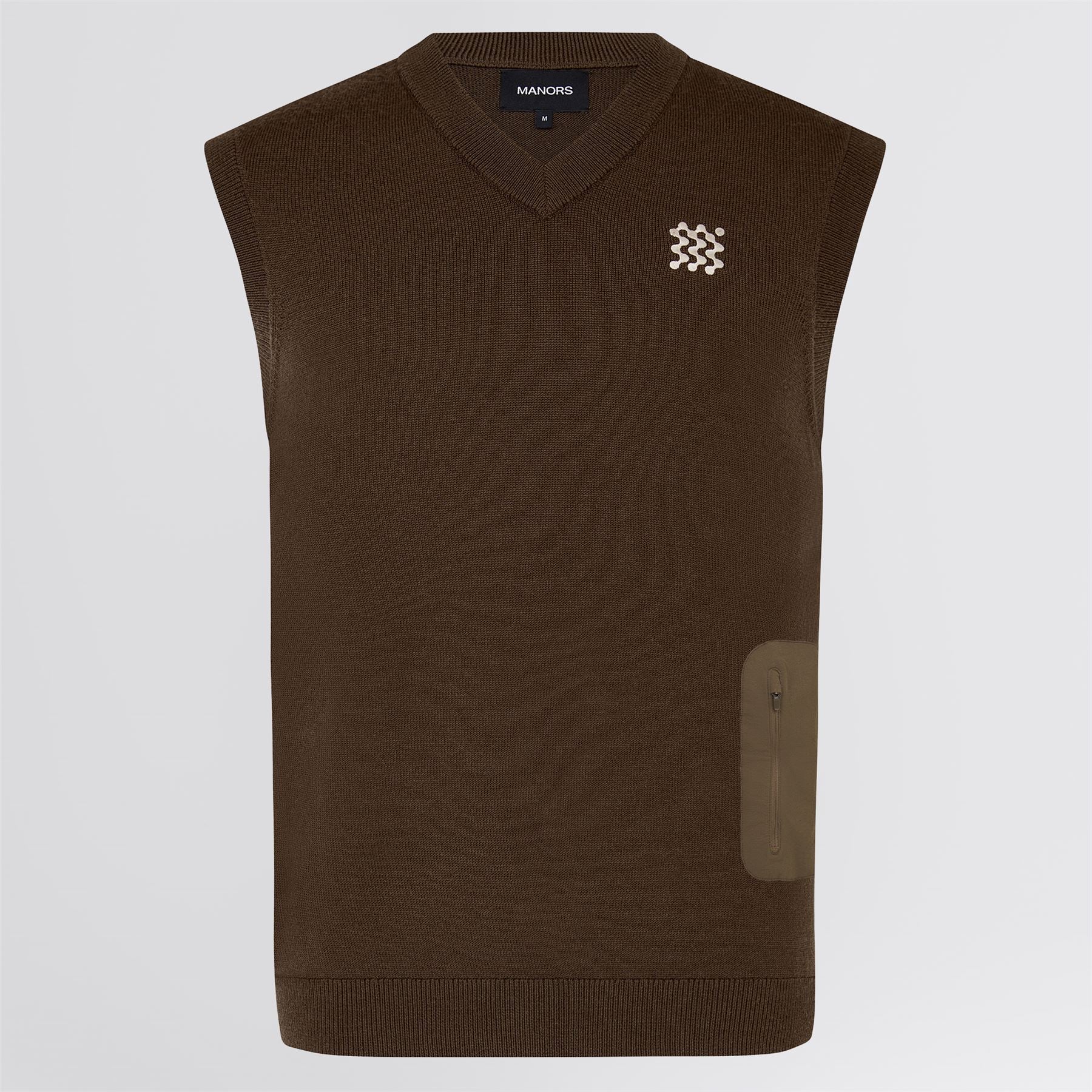 Merino Wool Vest Hickory - Image 7