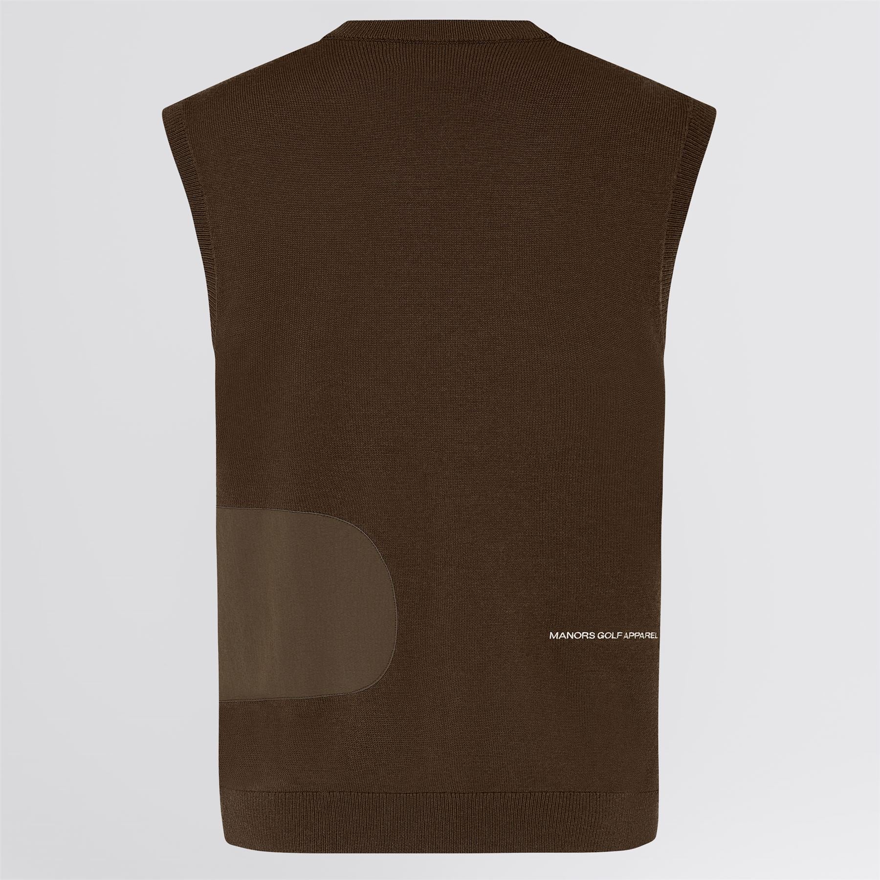 Merino Wool Vest Hickory - Image 8