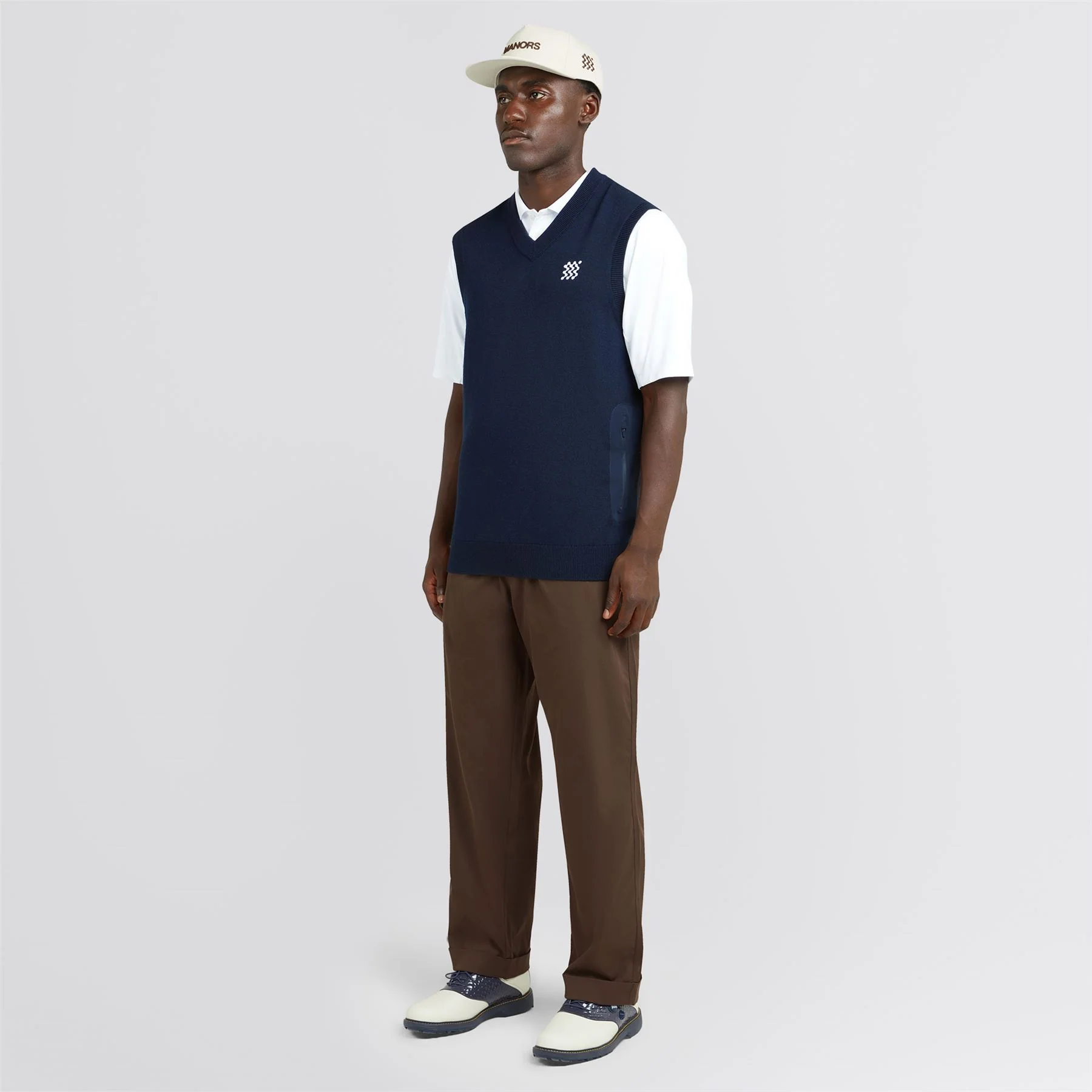 Merino Wool Vest Midnight - Image 3
