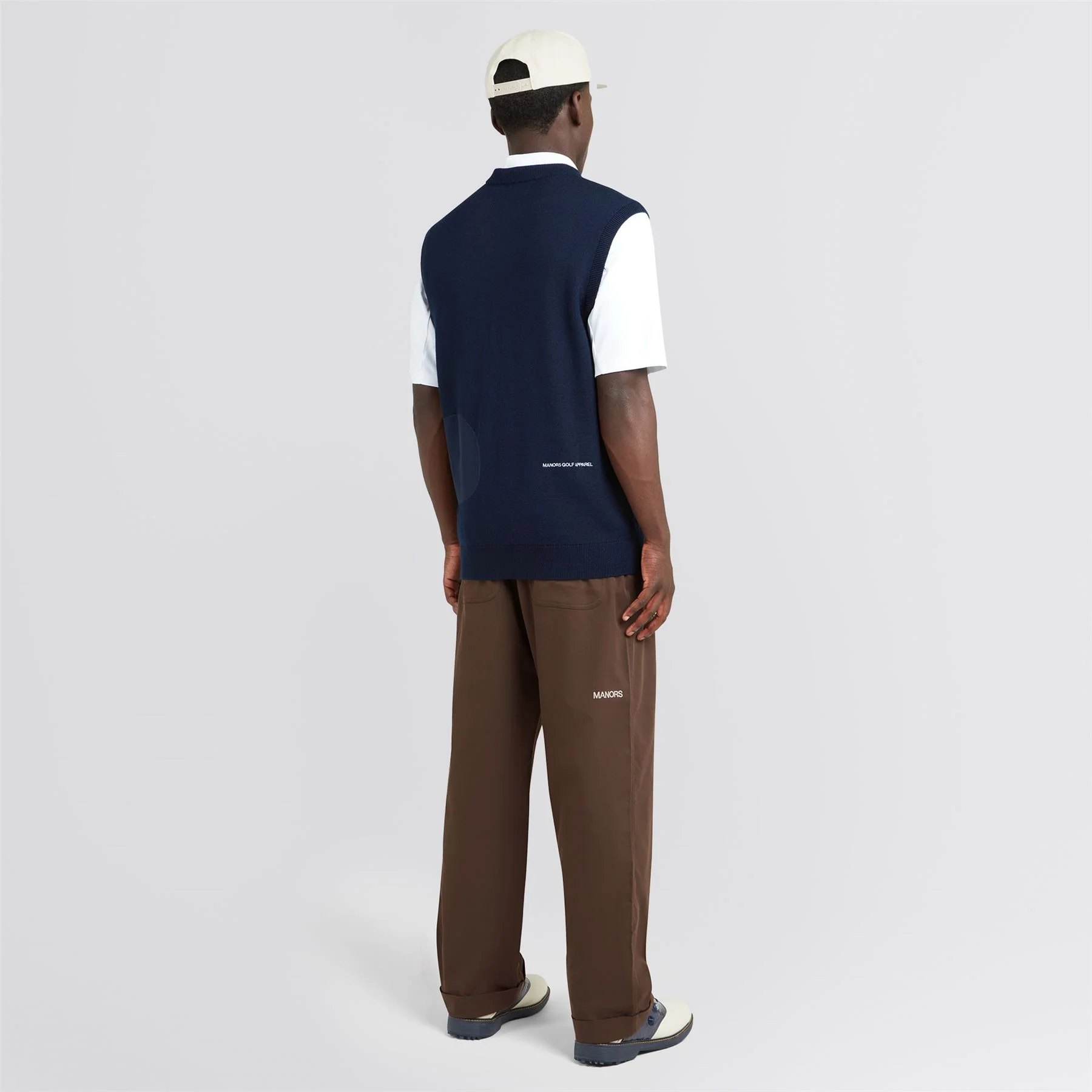 Merino Wool Vest Midnight - Image 4