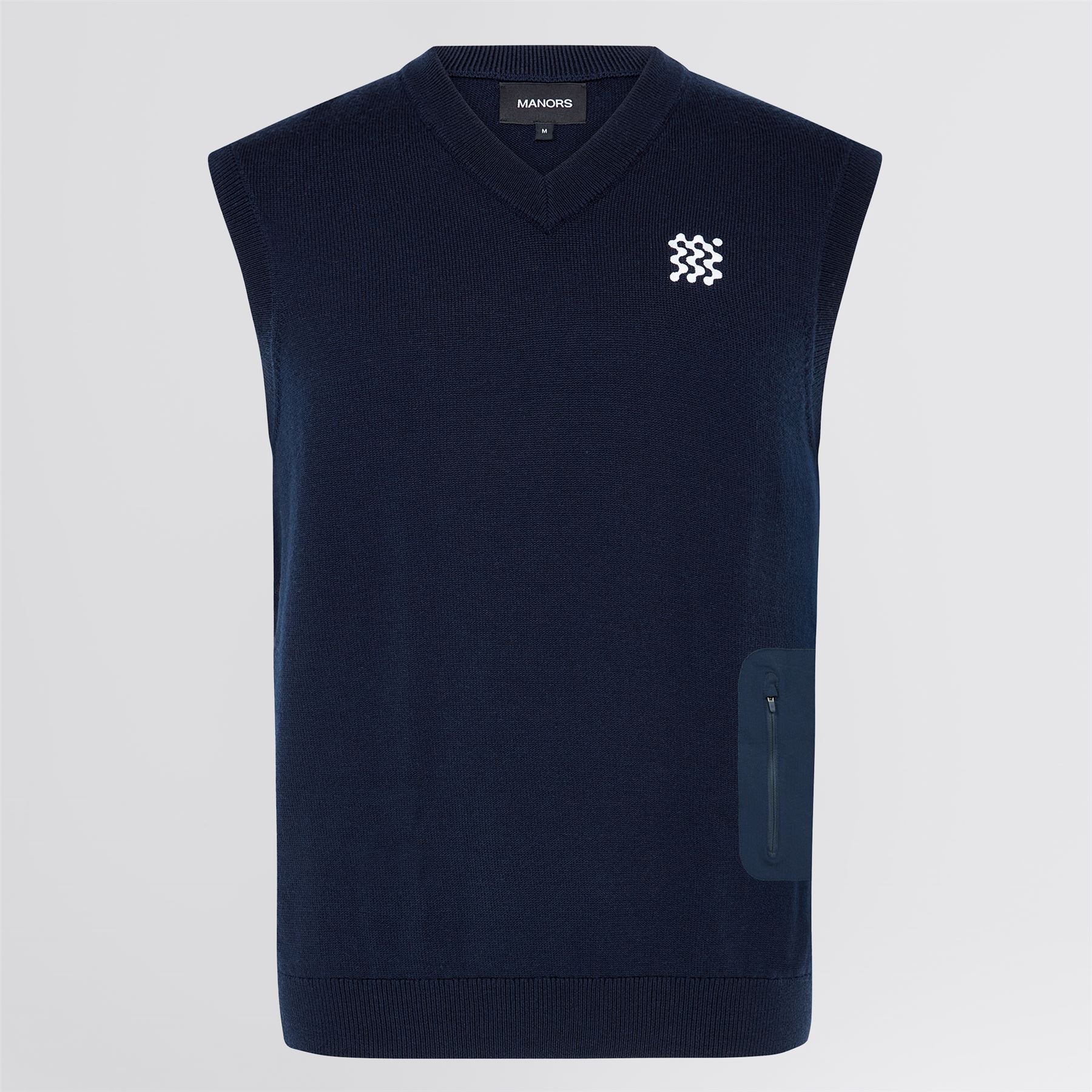 Merino Wool Vest Midnight - Image 7