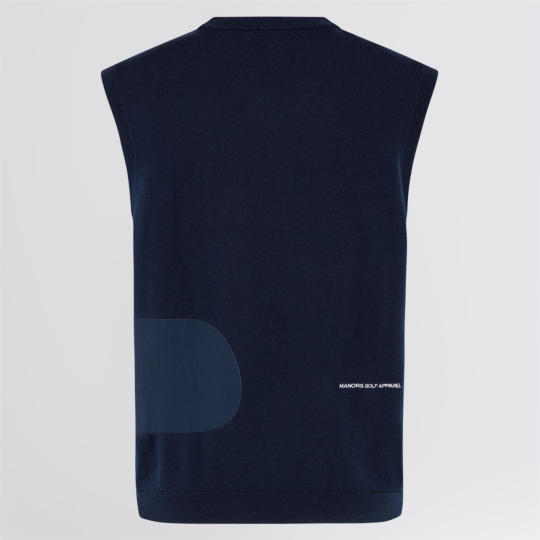 Merino Wool Vest Midnight - Image 8
