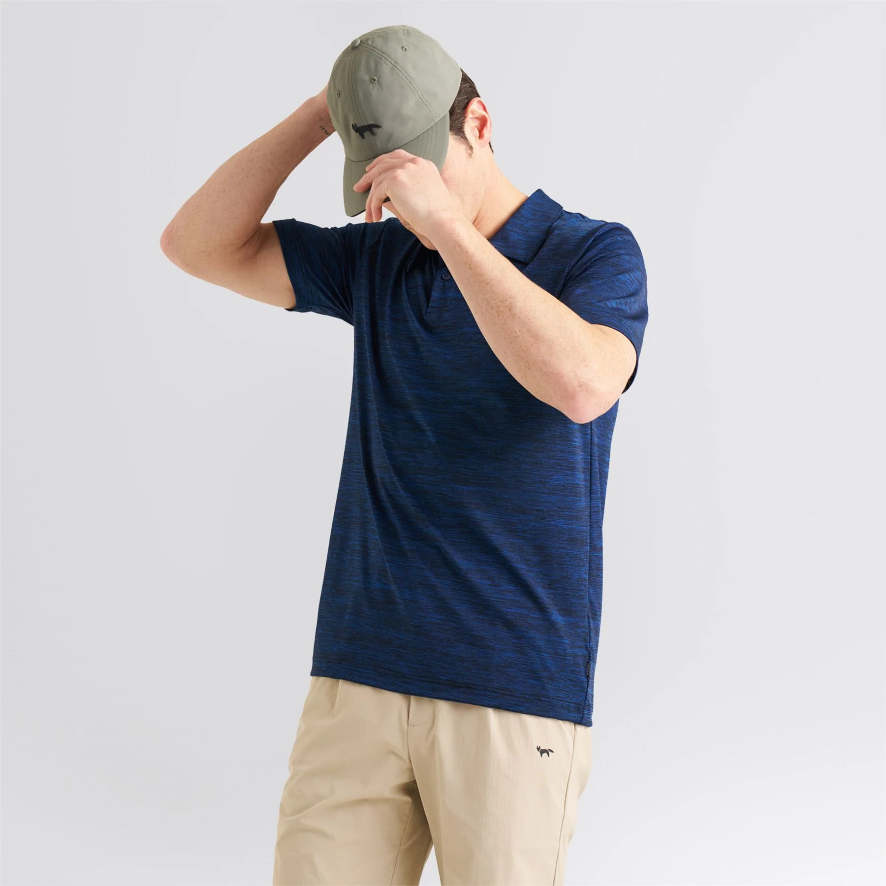 Mesh Polo Navy - Image 7