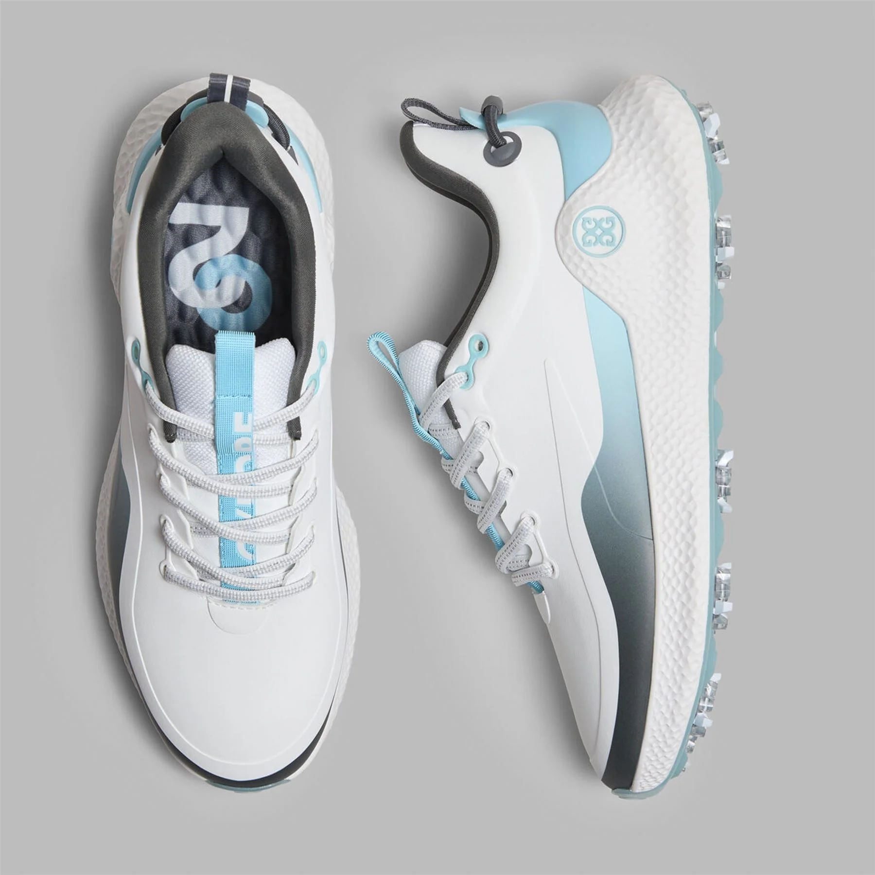 MG4+ O2 Gradient G/LOCK Spiked Golf Shoe Snow/Cenote - Image 5