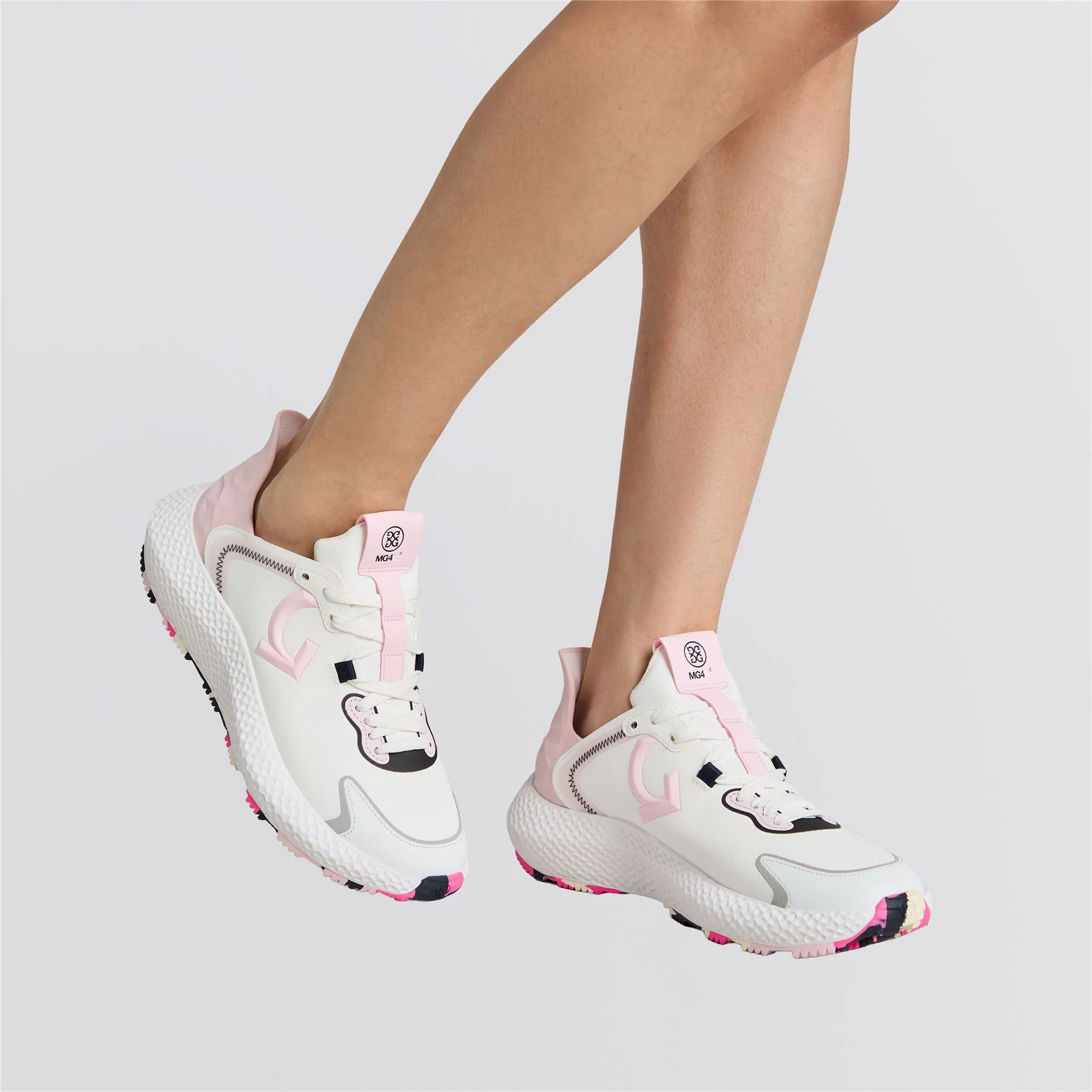 MG4X2 Spikeless Golf Cross Trainer Snow/Blush - Image 5